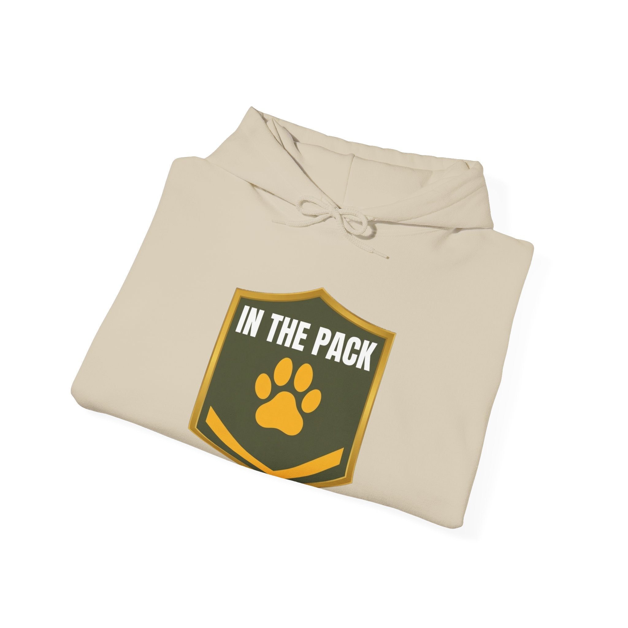 In The Pack Shield Hoodie (Army Green)
