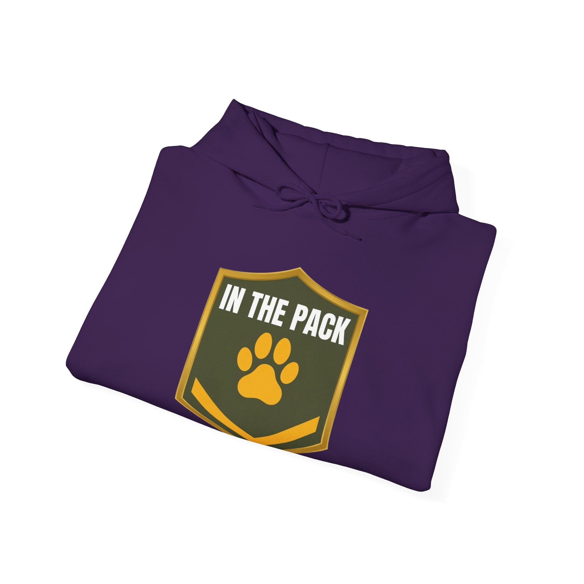 In The Pack Shield Hoodie (Army Green)