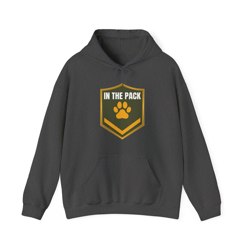 In The Pack Shield Hoodie (Army Green)
