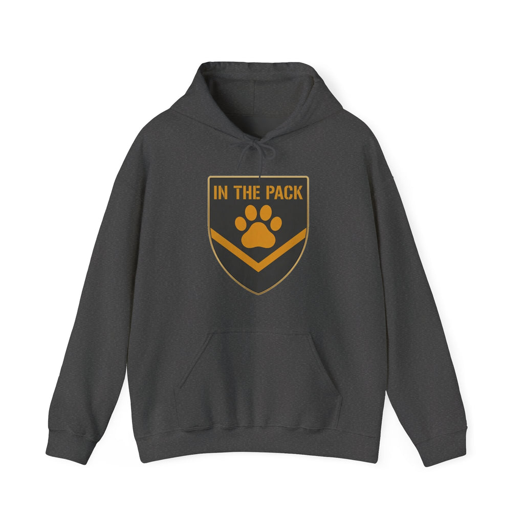 In The Pack Shield Hoodie (Charcoal)