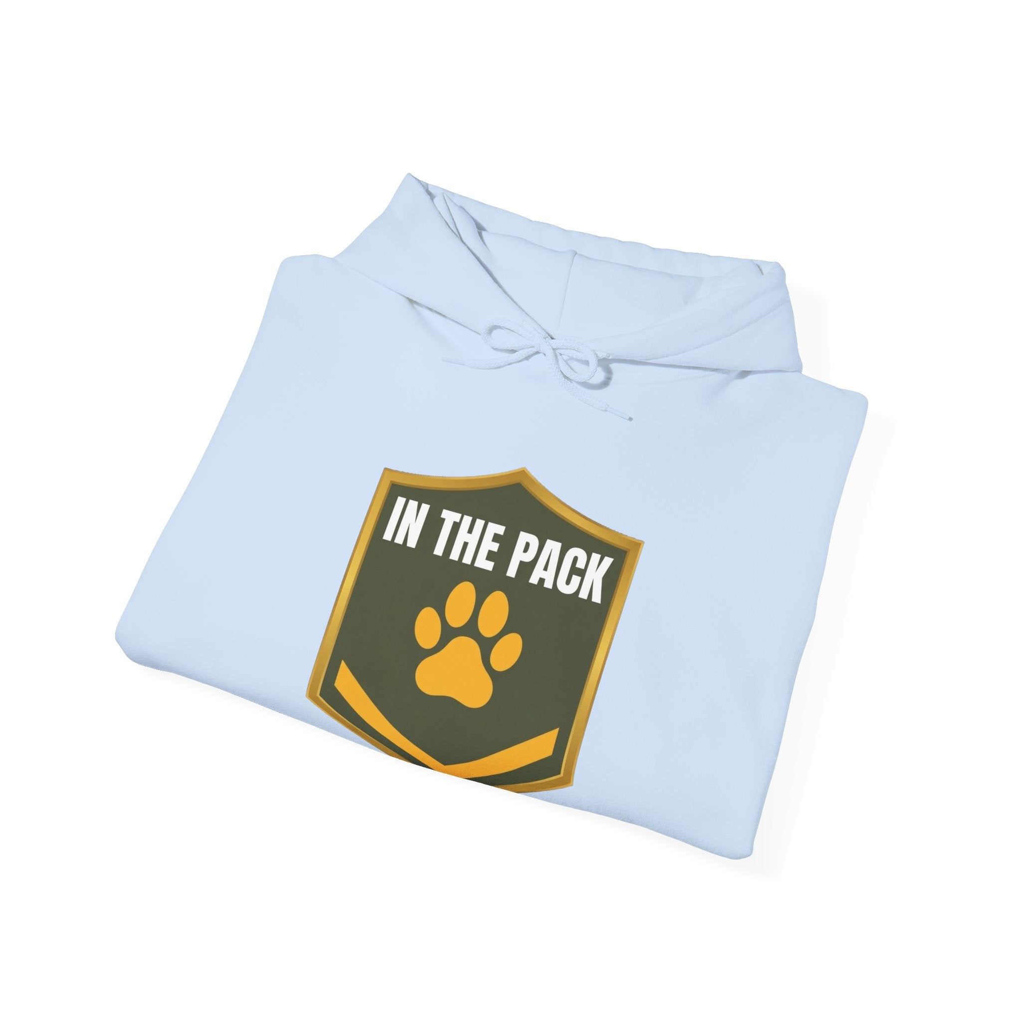 In The Pack Shield Hoodie (Army Green)