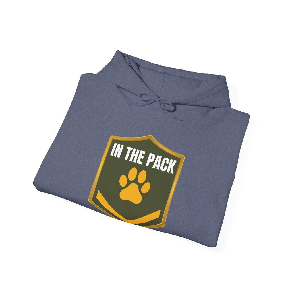 In The Pack Shield Hoodie (Army Green)