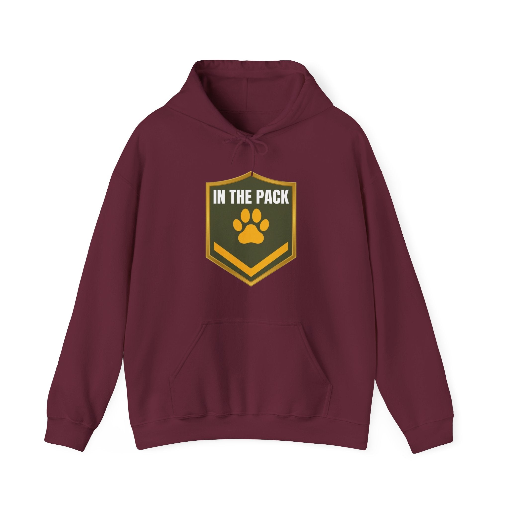 In The Pack Shield Hoodie (Army Green)
