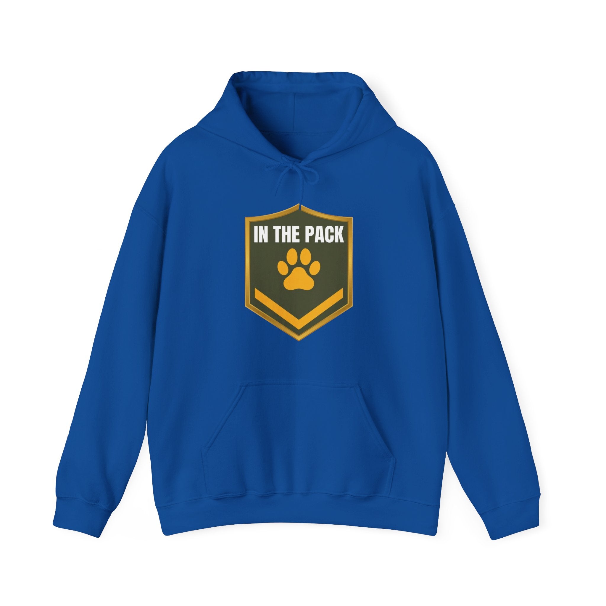 In The Pack Shield Hoodie (Army Green)
