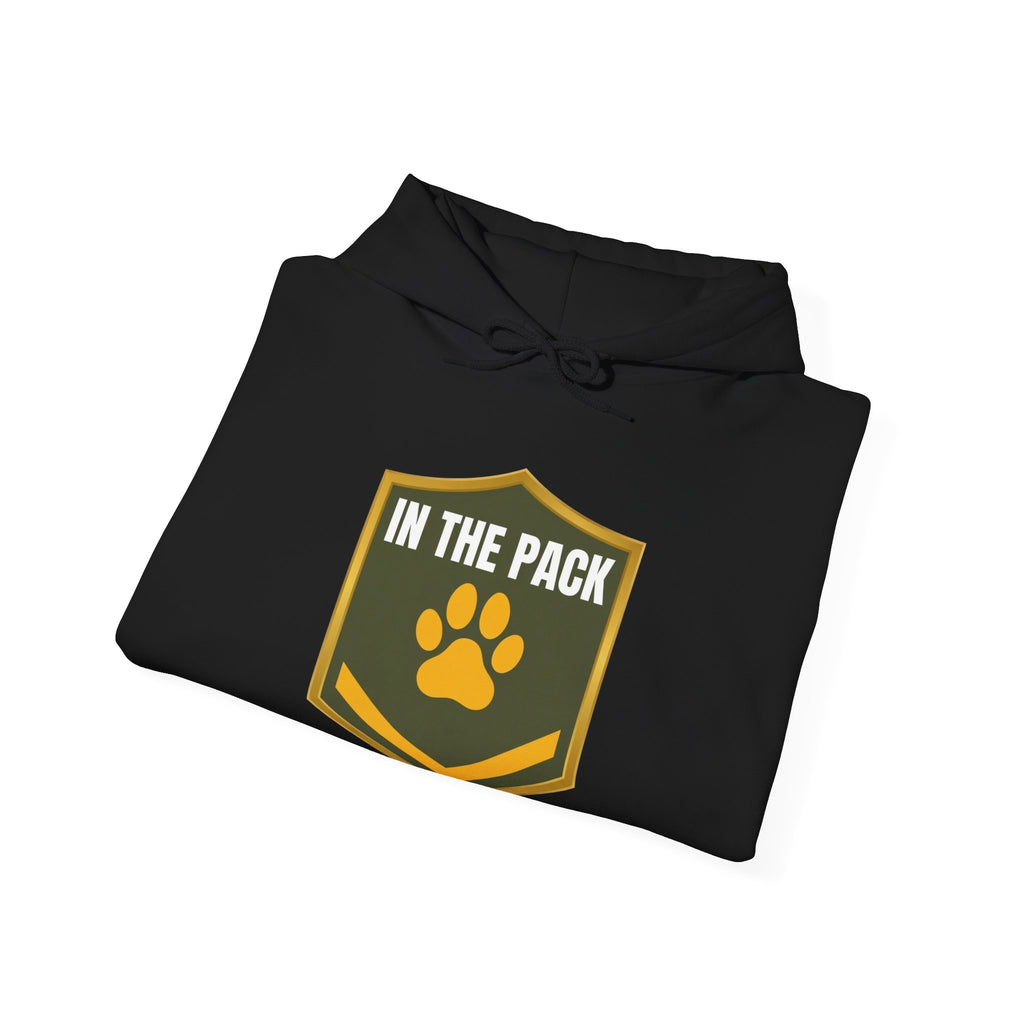 In The Pack Shield Hoodie (Army Green)