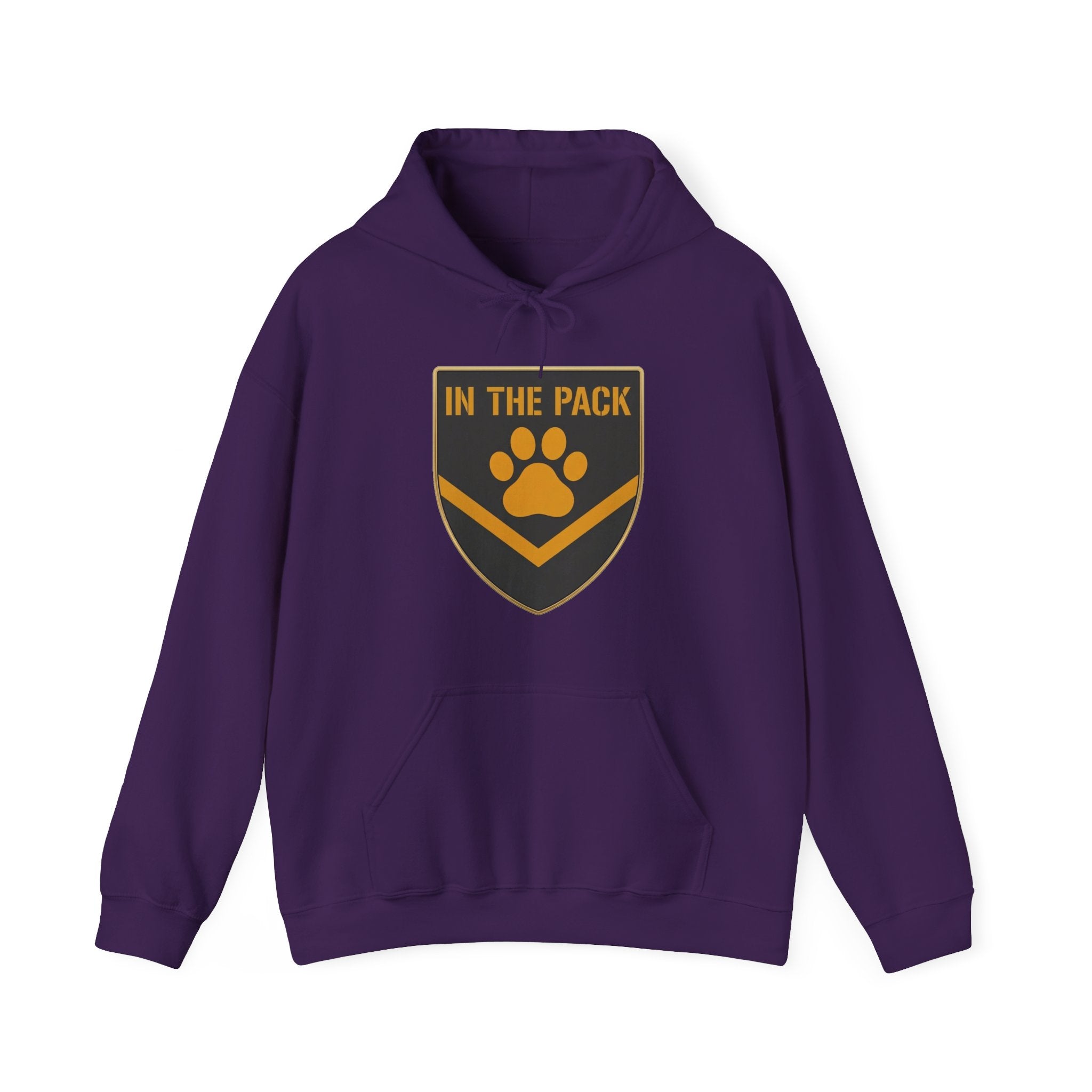 In The Pack Shield Hoodie (Charcoal)
