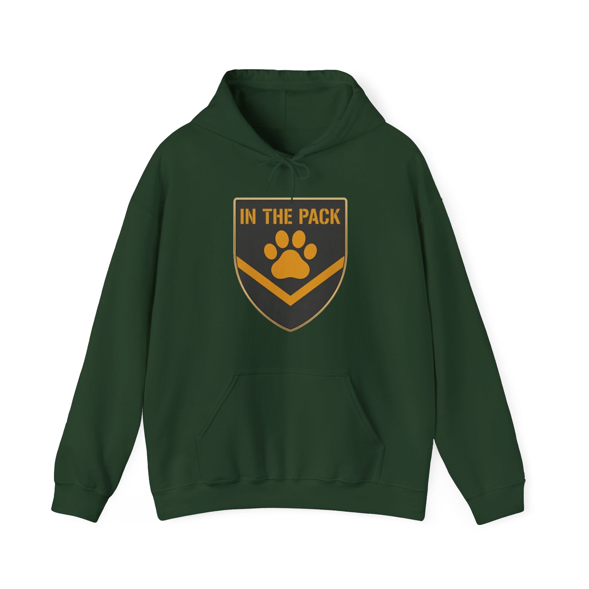 In The Pack Shield Hoodie (Charcoal)