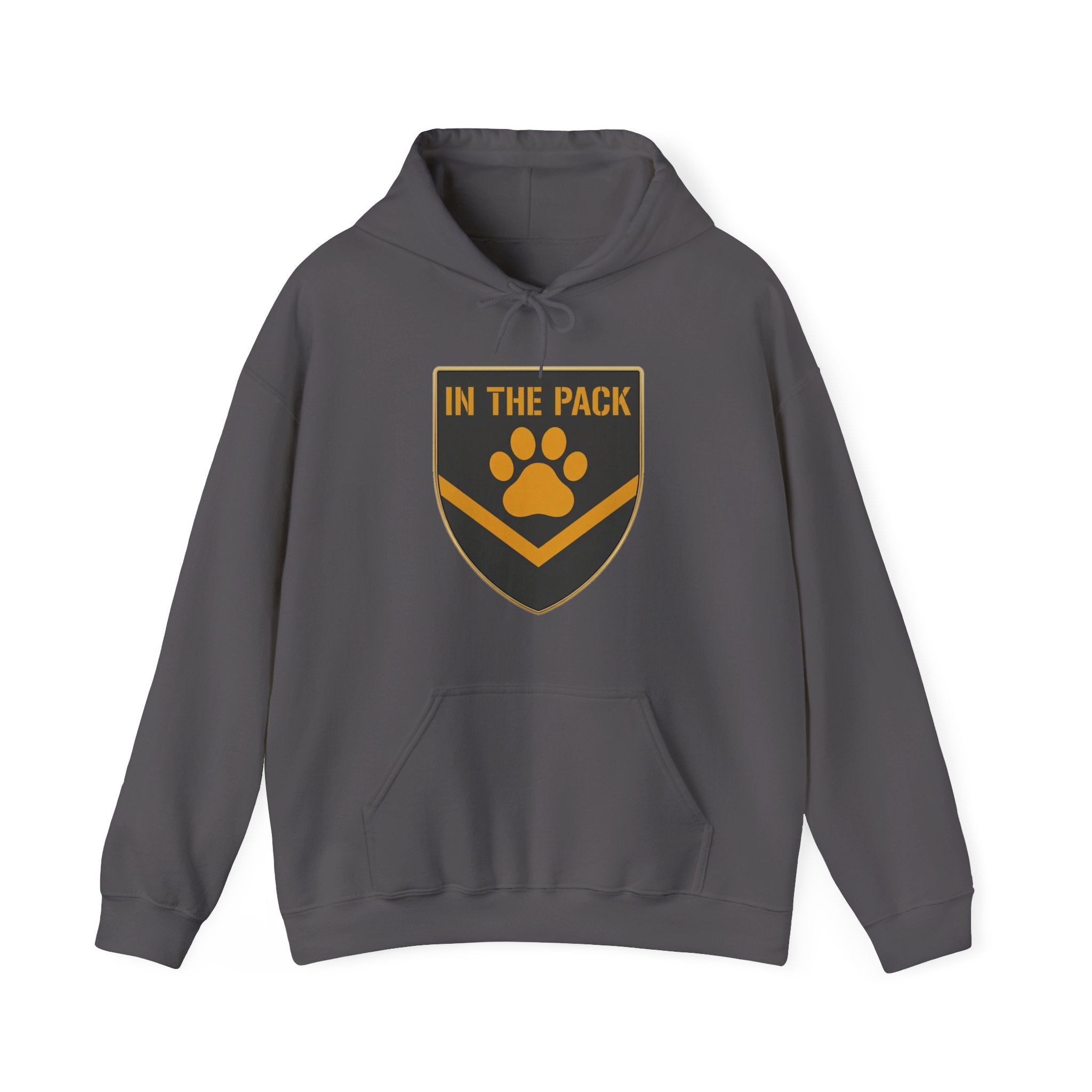 In The Pack Shield Hoodie (Charcoal)