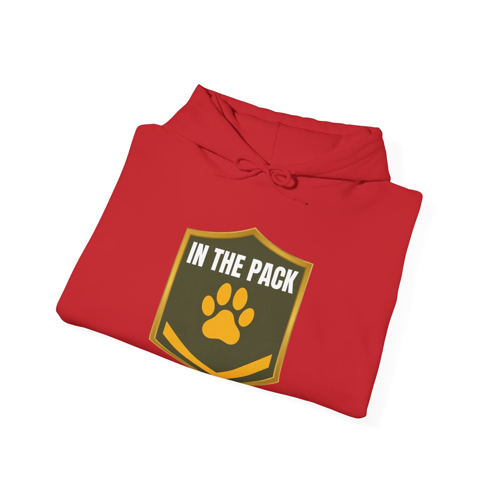 In The Pack Shield Hoodie (Army Green)