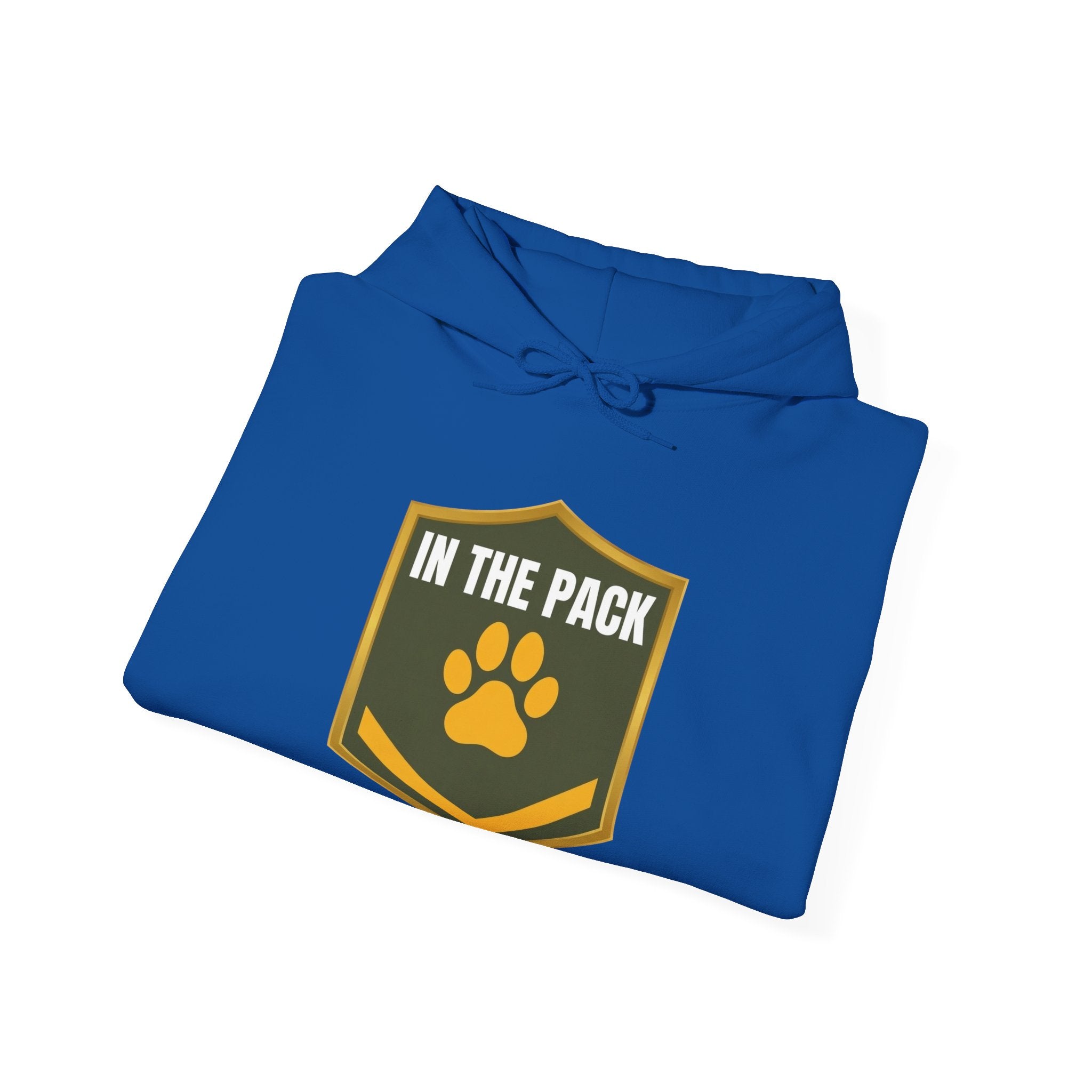 In The Pack Shield Hoodie (Army Green)