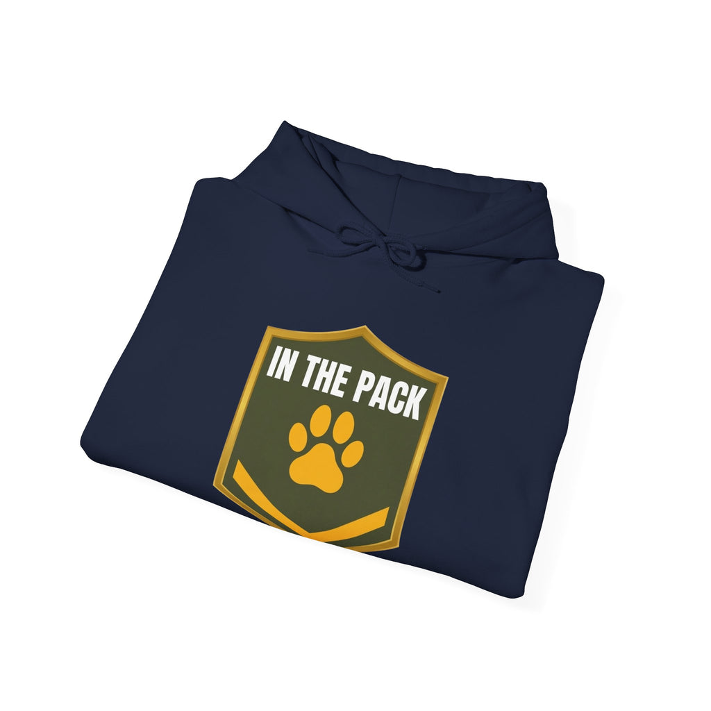In The Pack Shield Hoodie (Army Green)