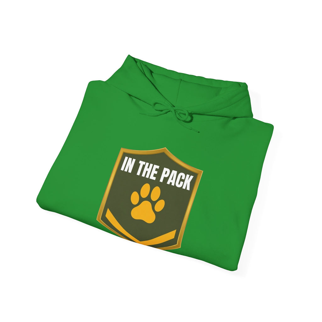In The Pack Shield Hoodie (Army Green)