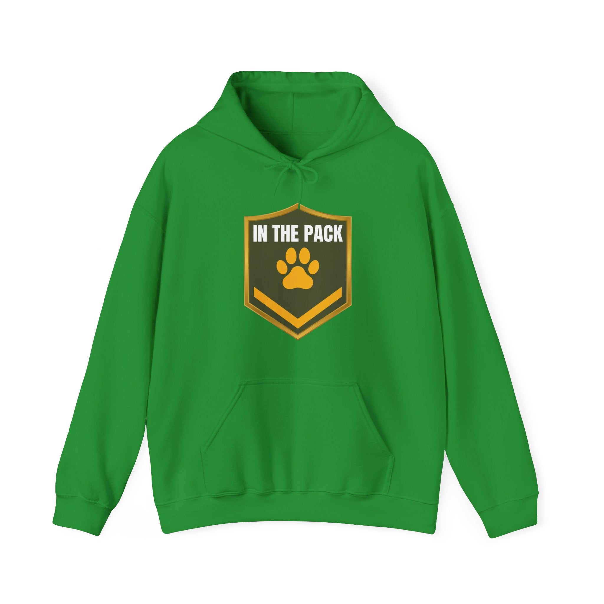 In The Pack Shield Hoodie (Army Green)