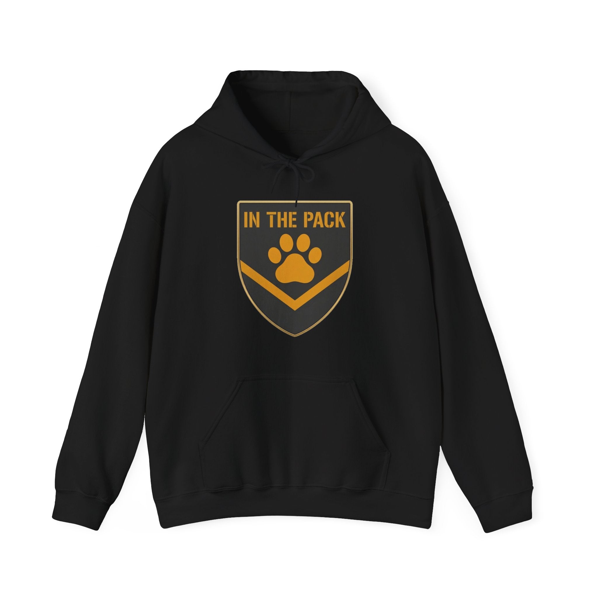 In The Pack Shield Hoodie (Charcoal)