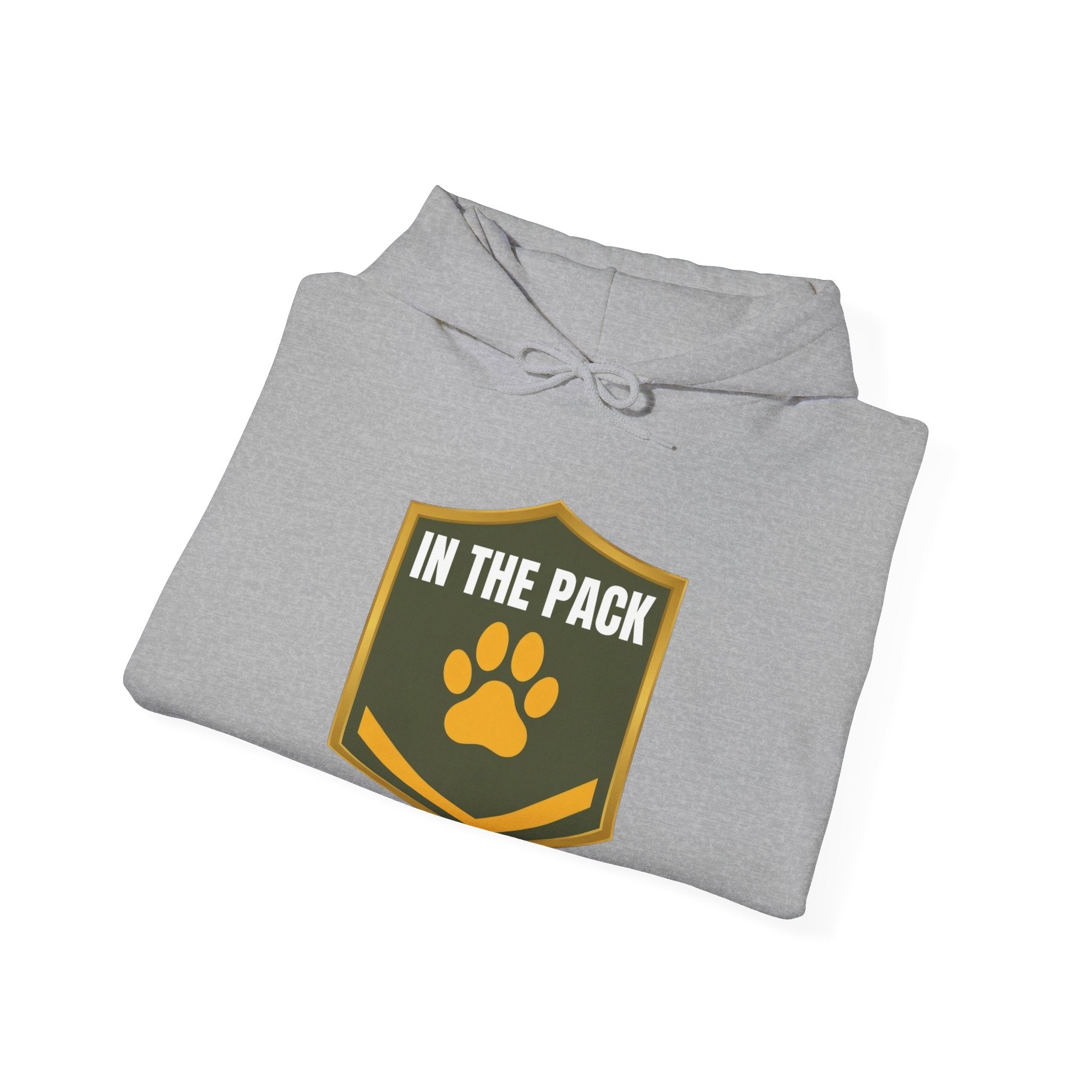In The Pack Shield Hoodie (Army Green)