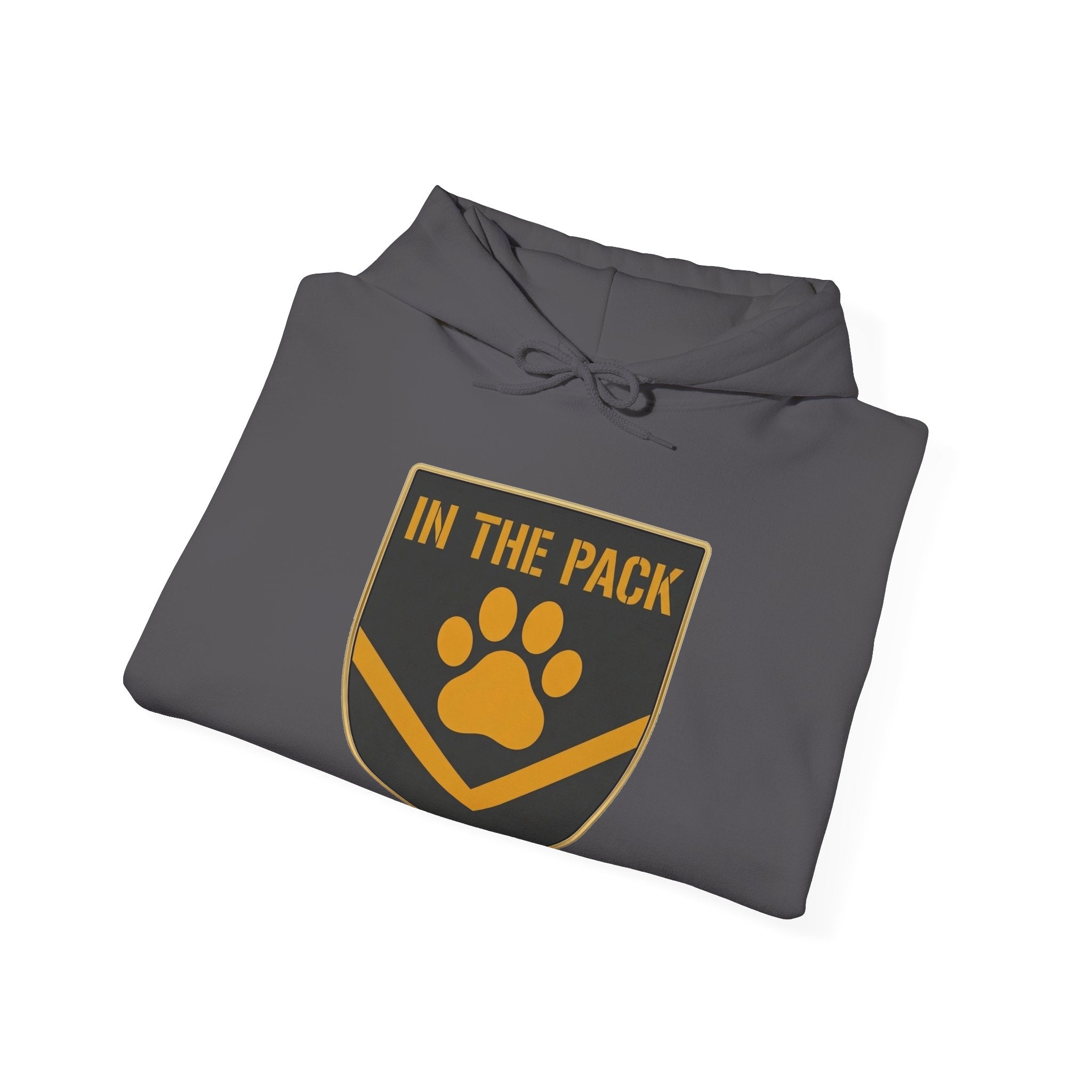 In The Pack Shield Hoodie (Charcoal)