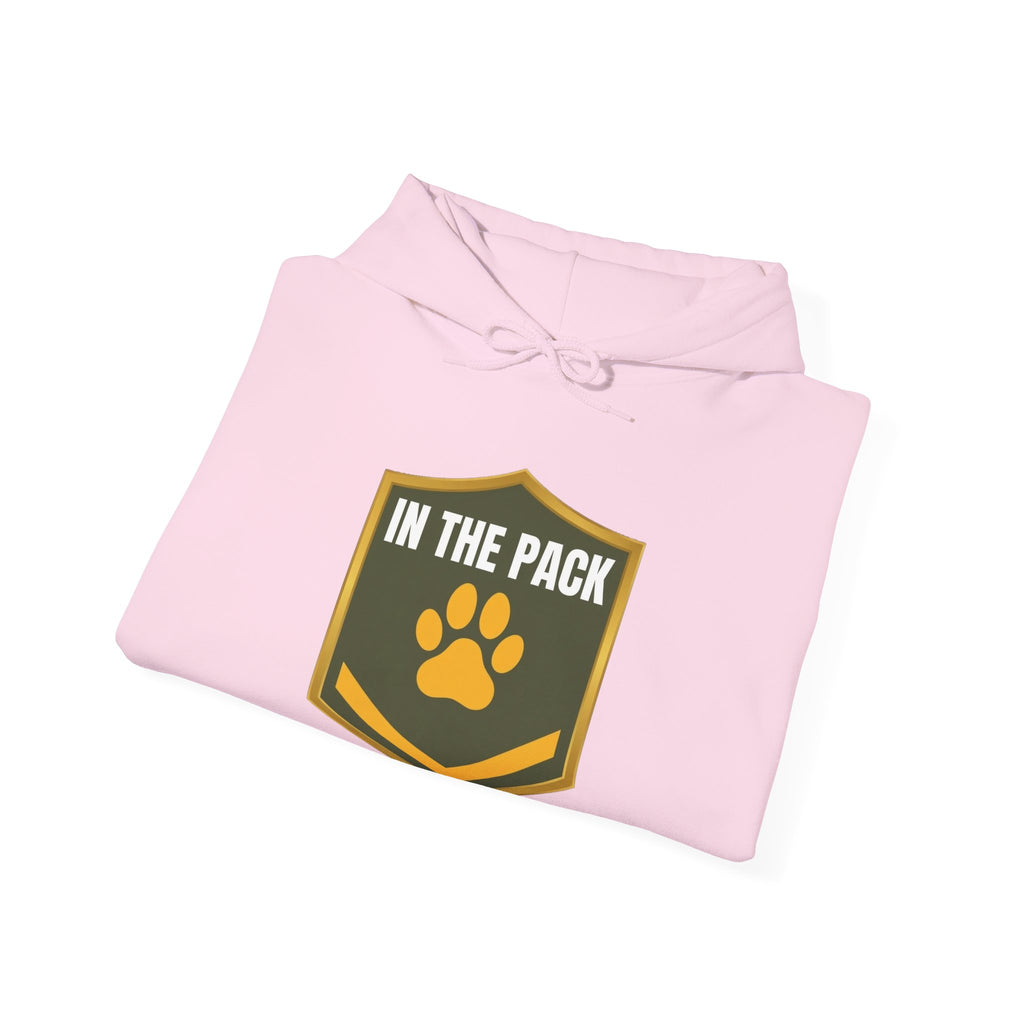 In The Pack Shield Hoodie (Army Green)