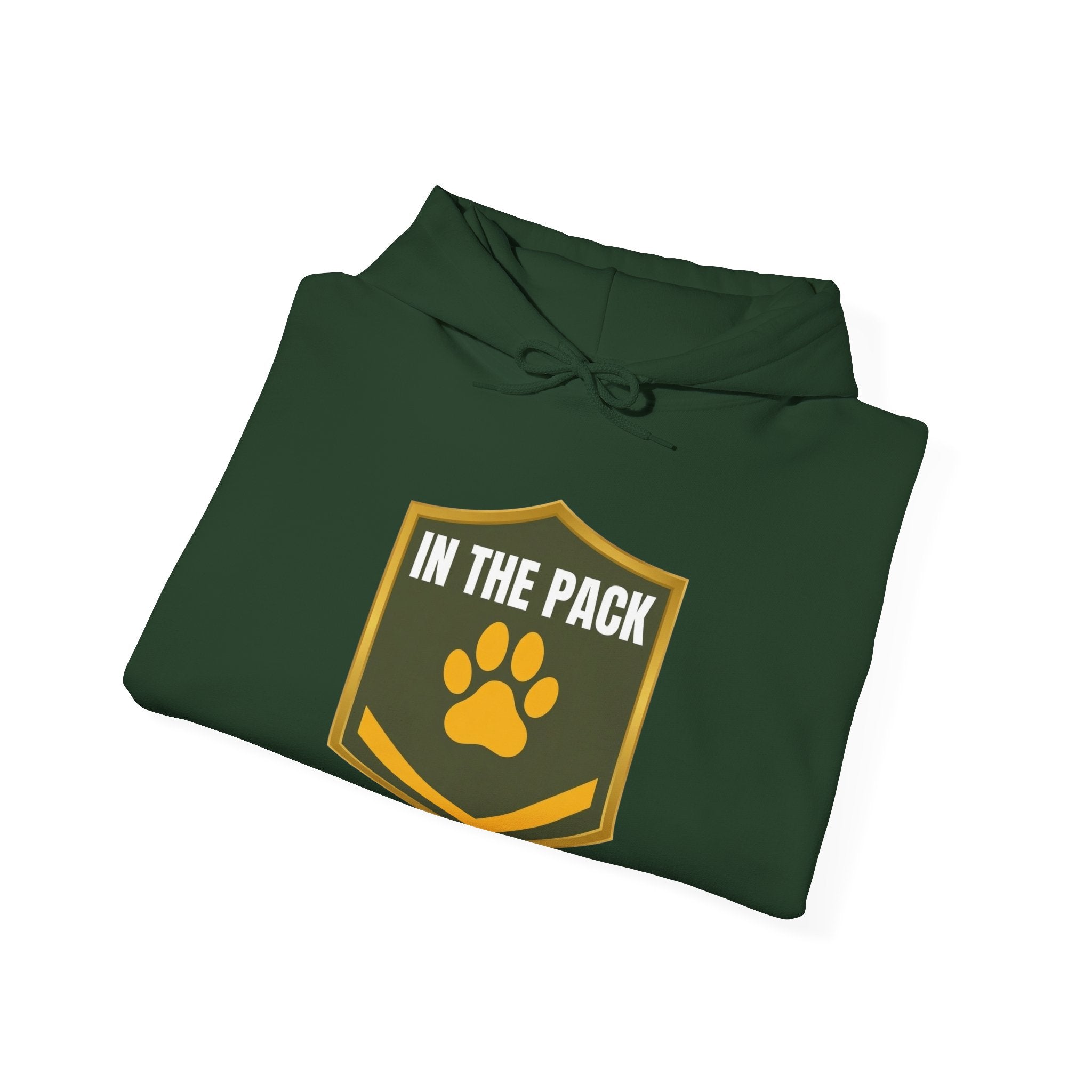 In The Pack Shield Hoodie (Army Green)