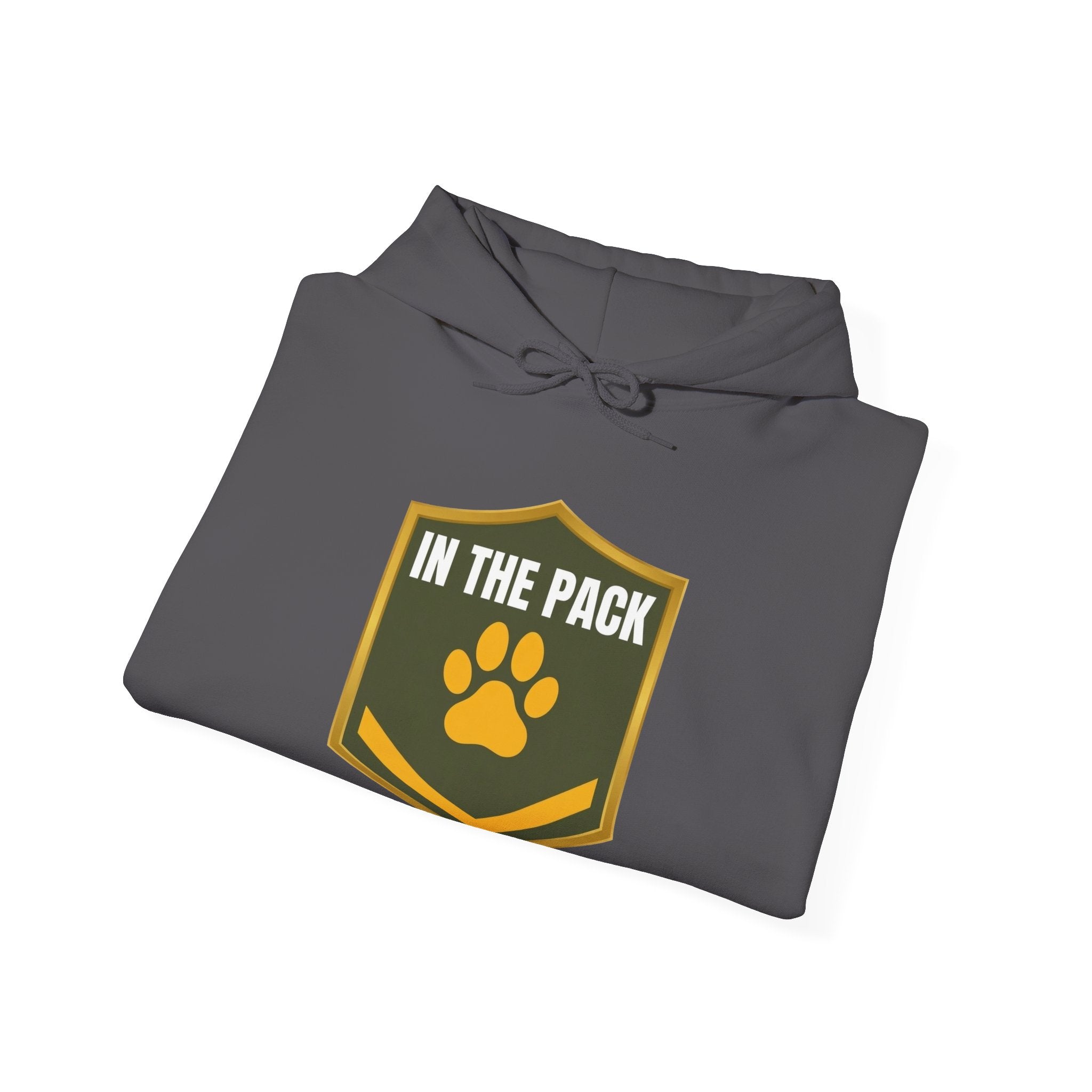 In The Pack Shield Hoodie (Army Green)