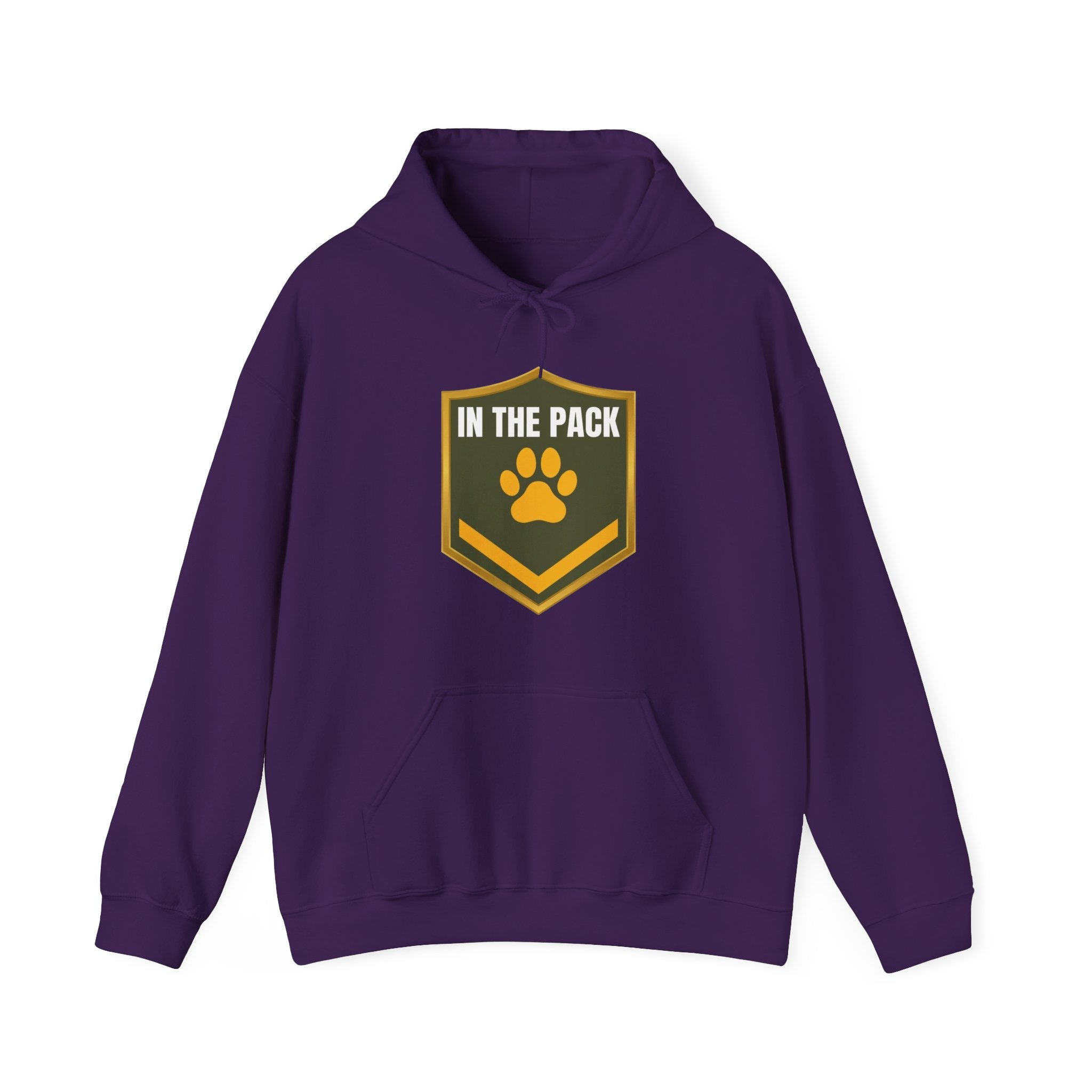 In The Pack Shield Hoodie (Army Green)