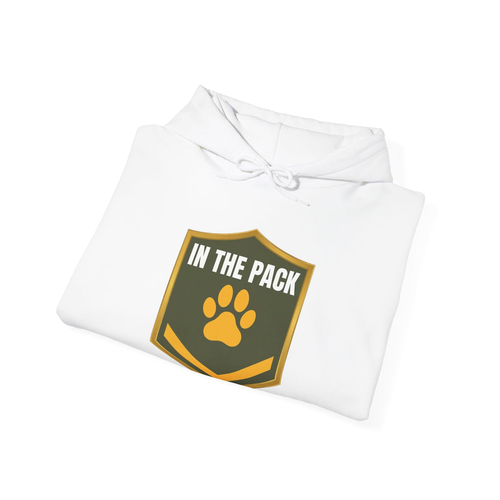 In The Pack Shield Hoodie (Army Green)