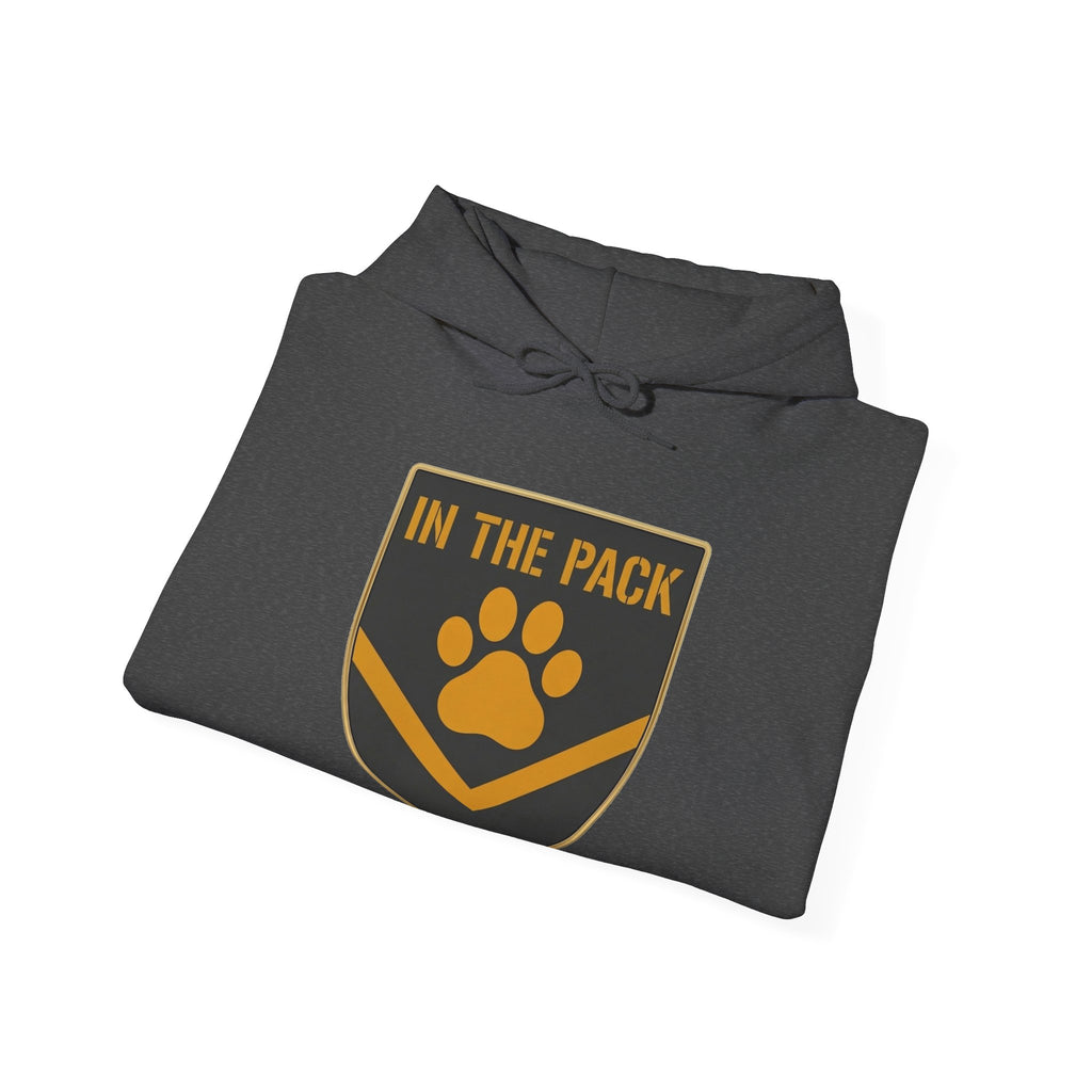 In The Pack Shield Hoodie (Charcoal)