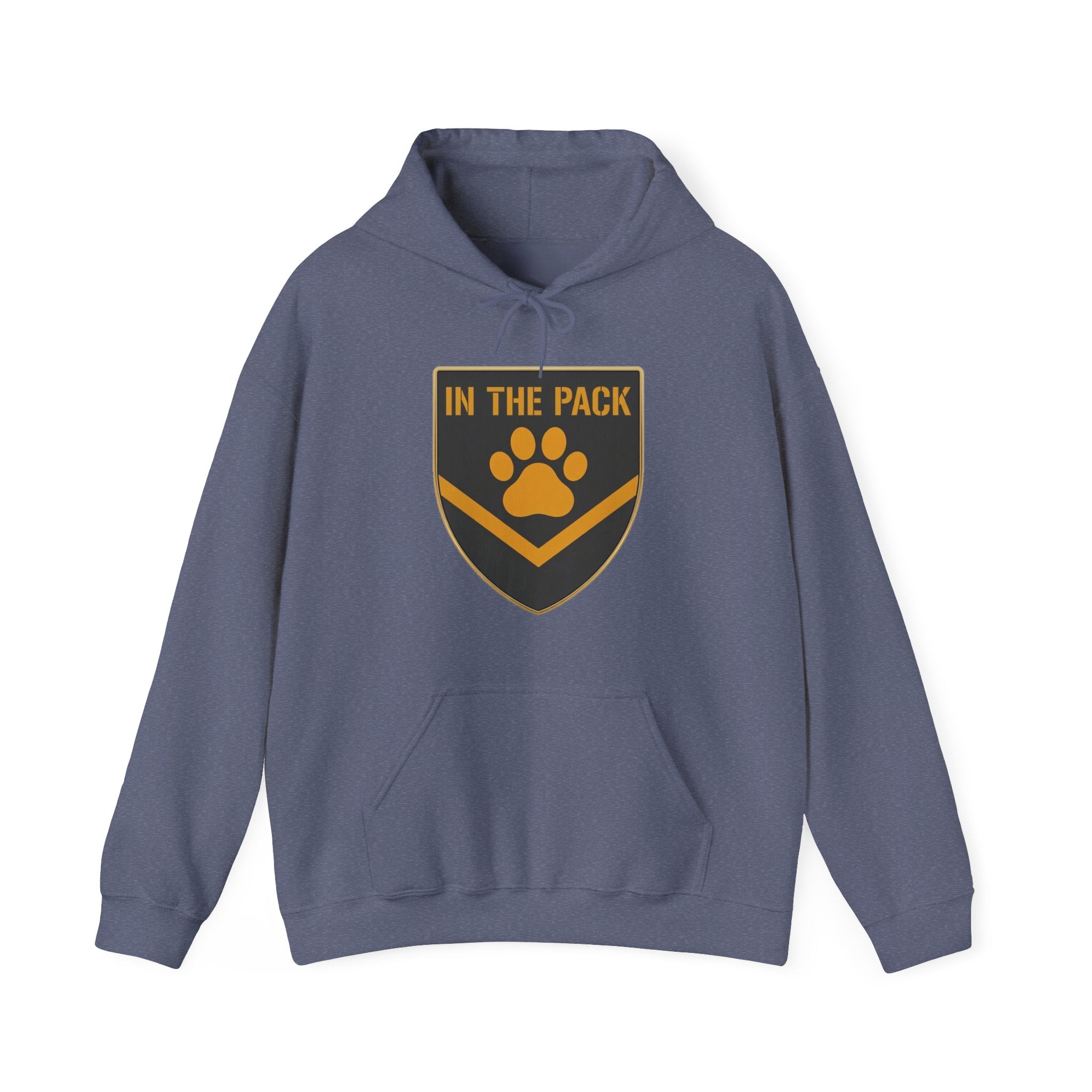In The Pack Shield Hoodie (Charcoal)