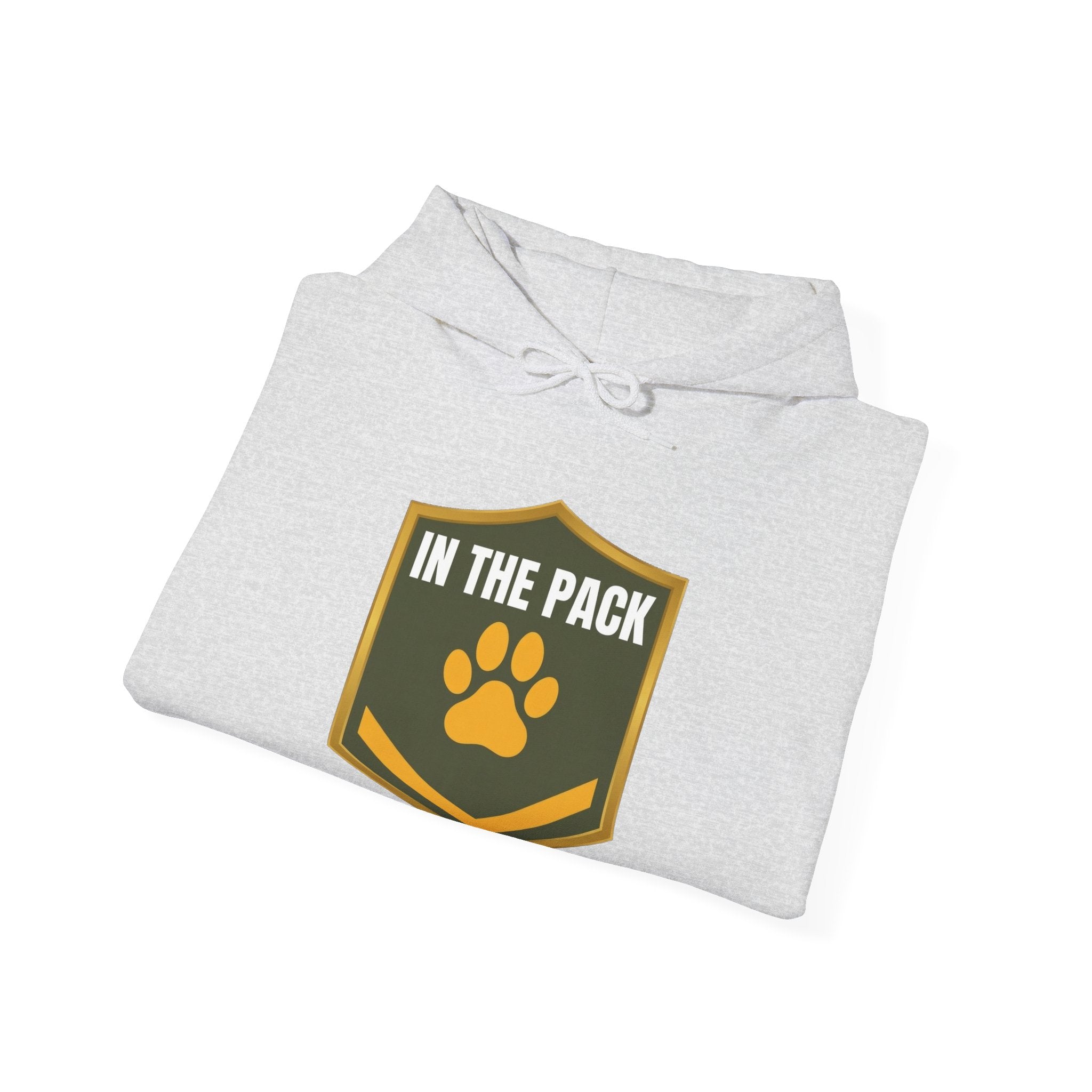 In The Pack Shield Hoodie (Army Green)