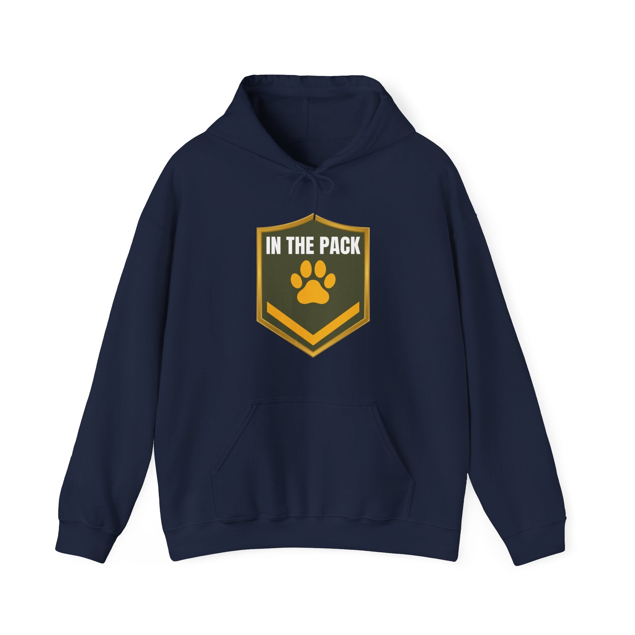 In The Pack Shield Hoodie (Army Green)