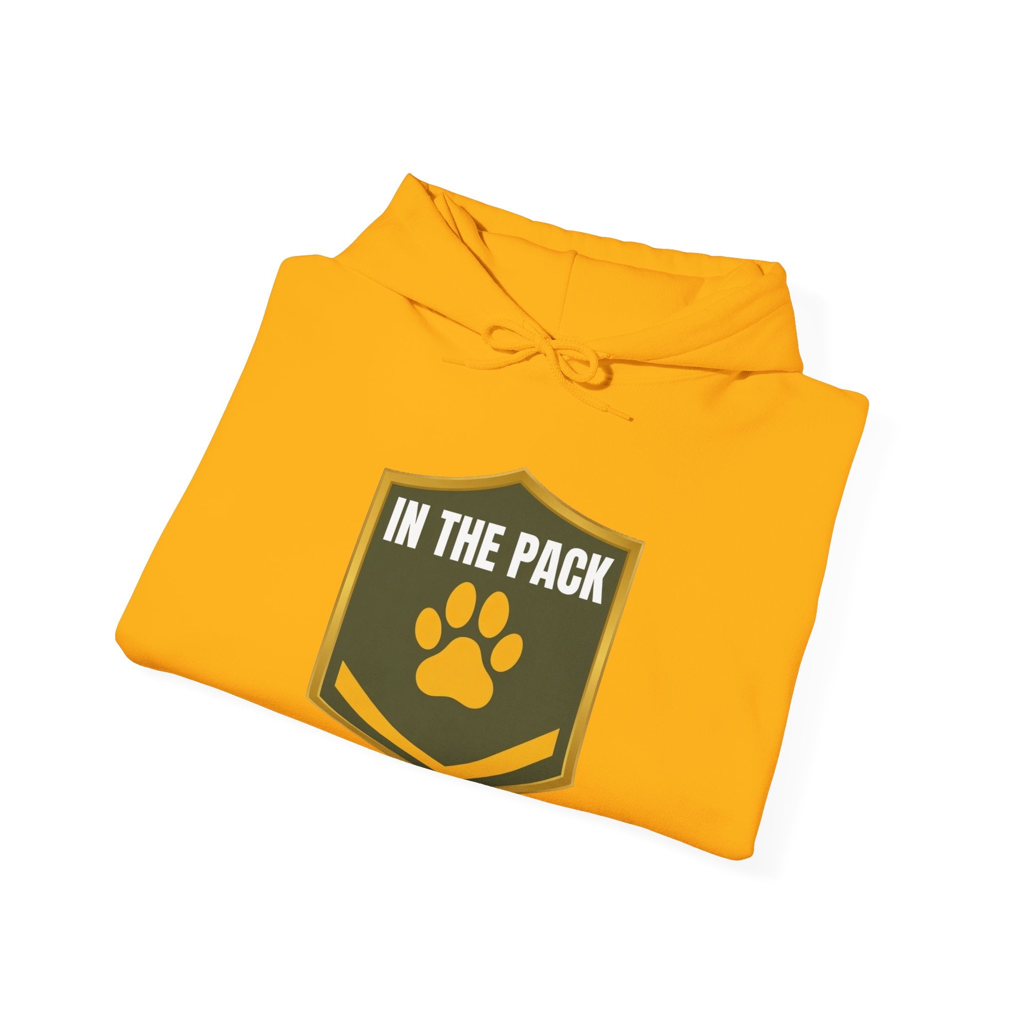 In The Pack Shield Hoodie (Army Green)