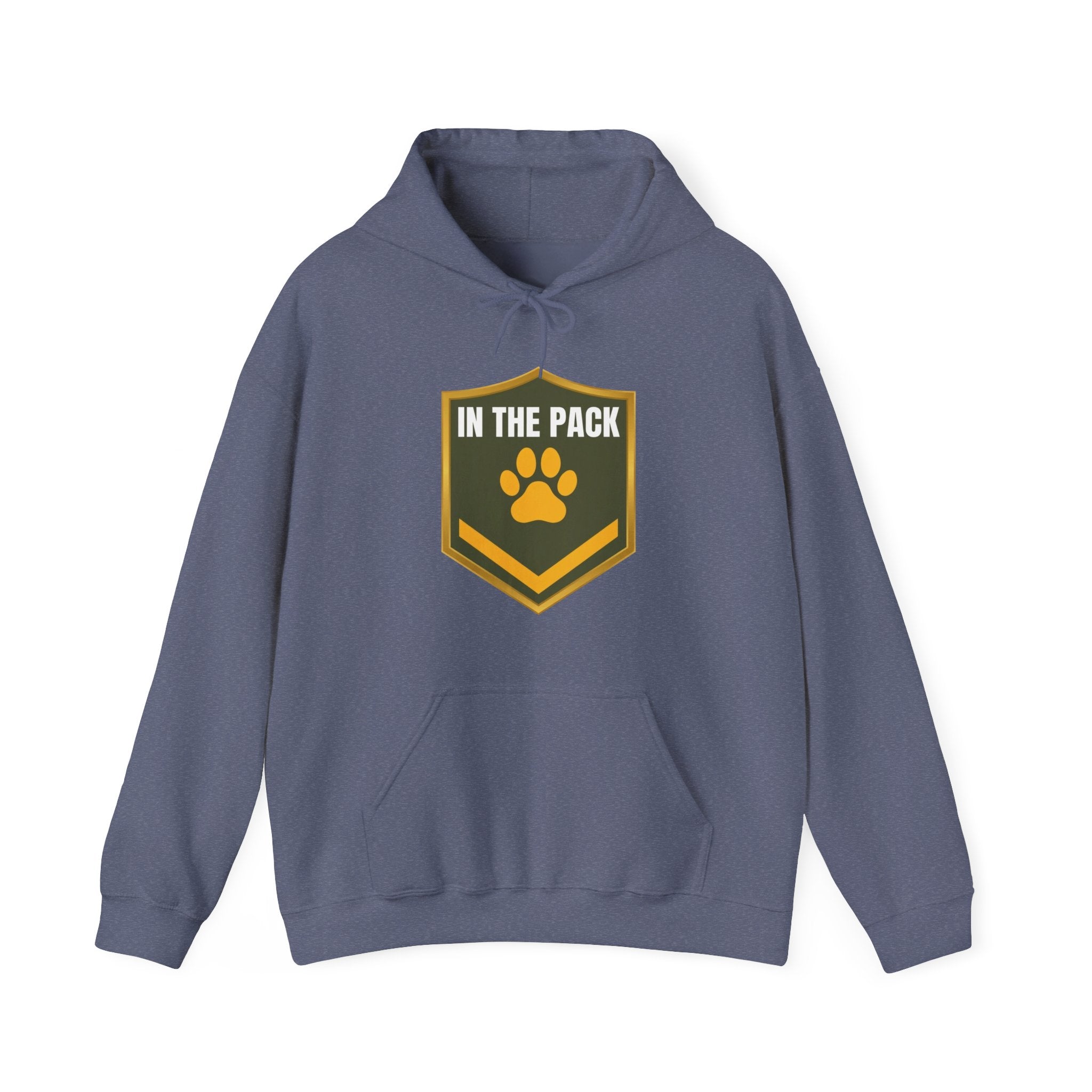 In The Pack Shield Hoodie (Army Green)