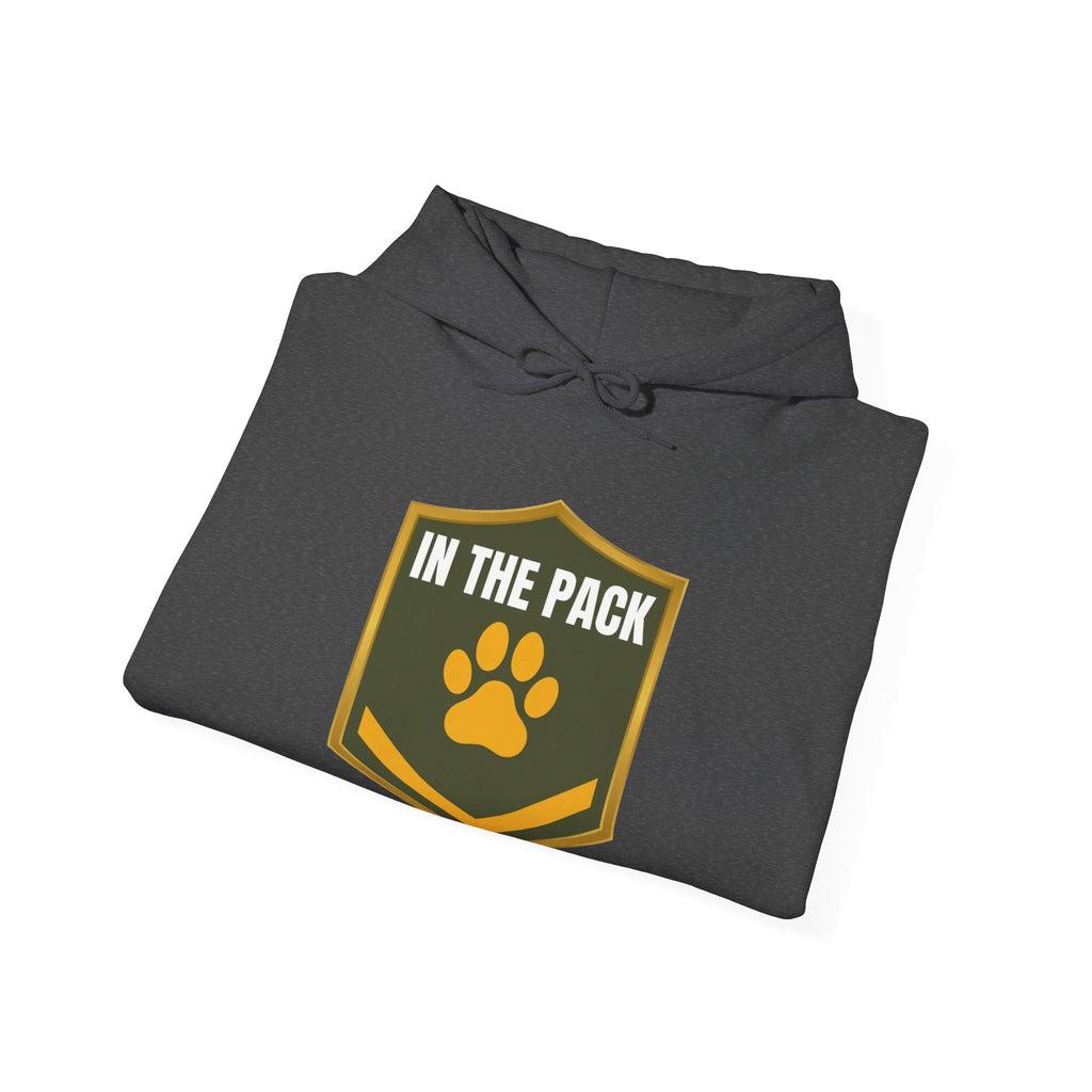 In The Pack Shield Hoodie (Army Green)