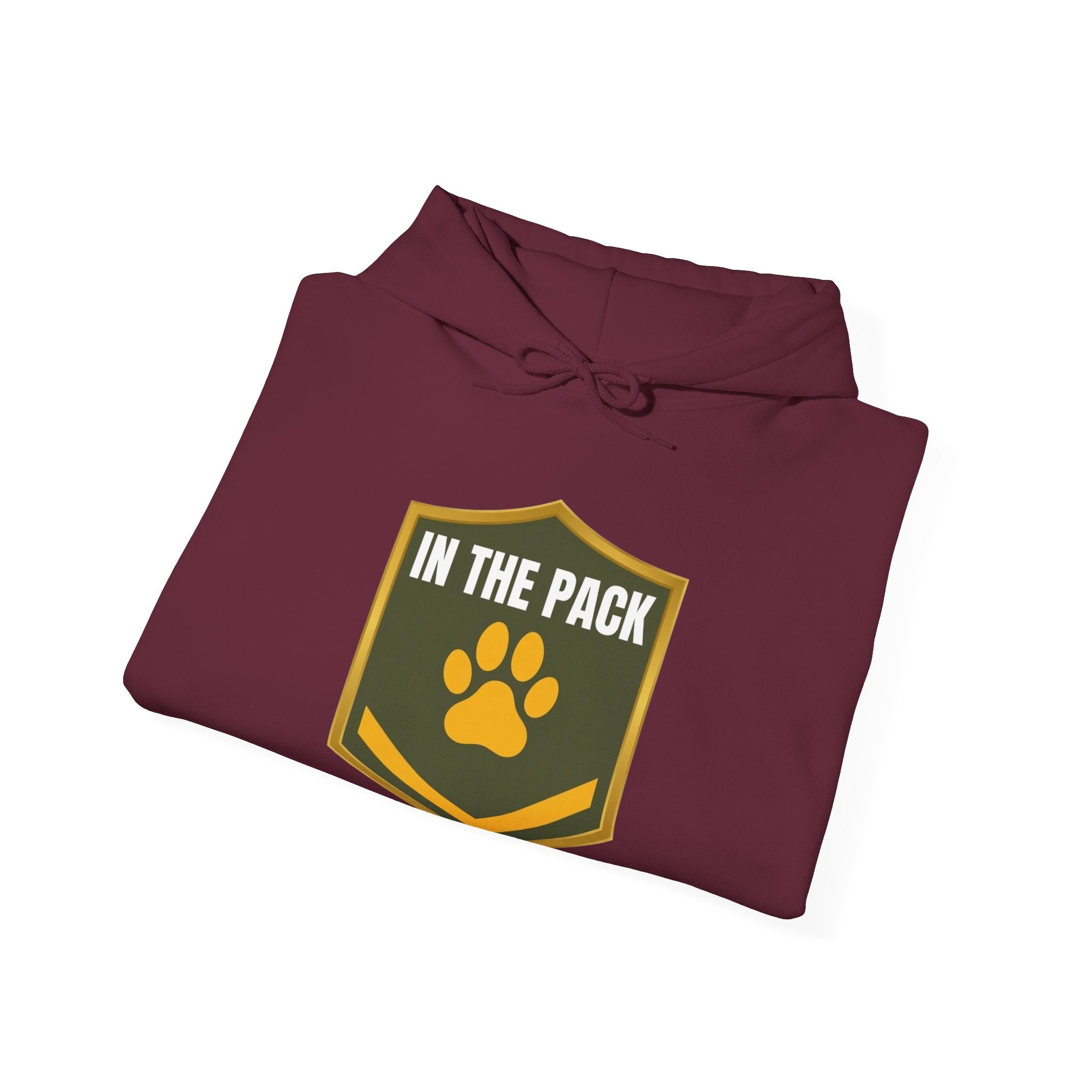 In The Pack Shield Hoodie (Army Green)
