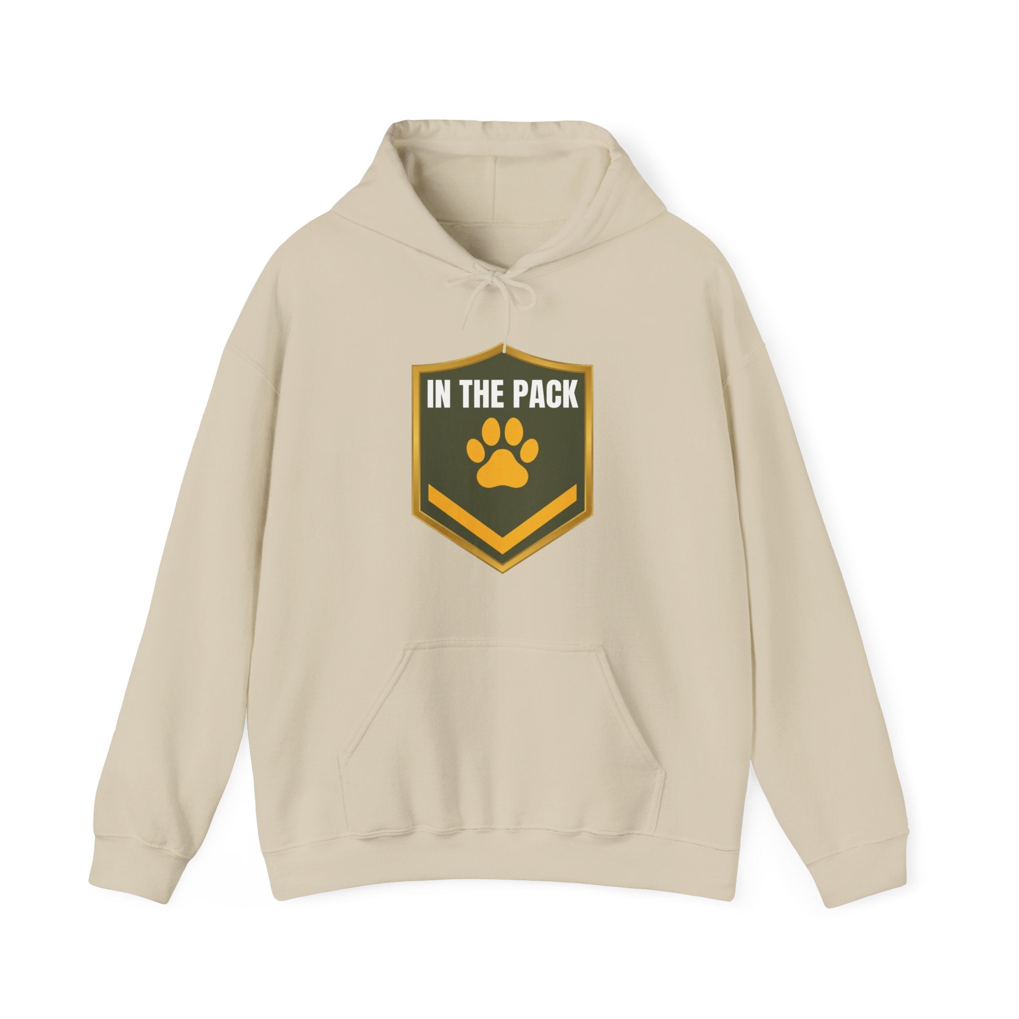 In The Pack Shield Hoodie (Army Green)
