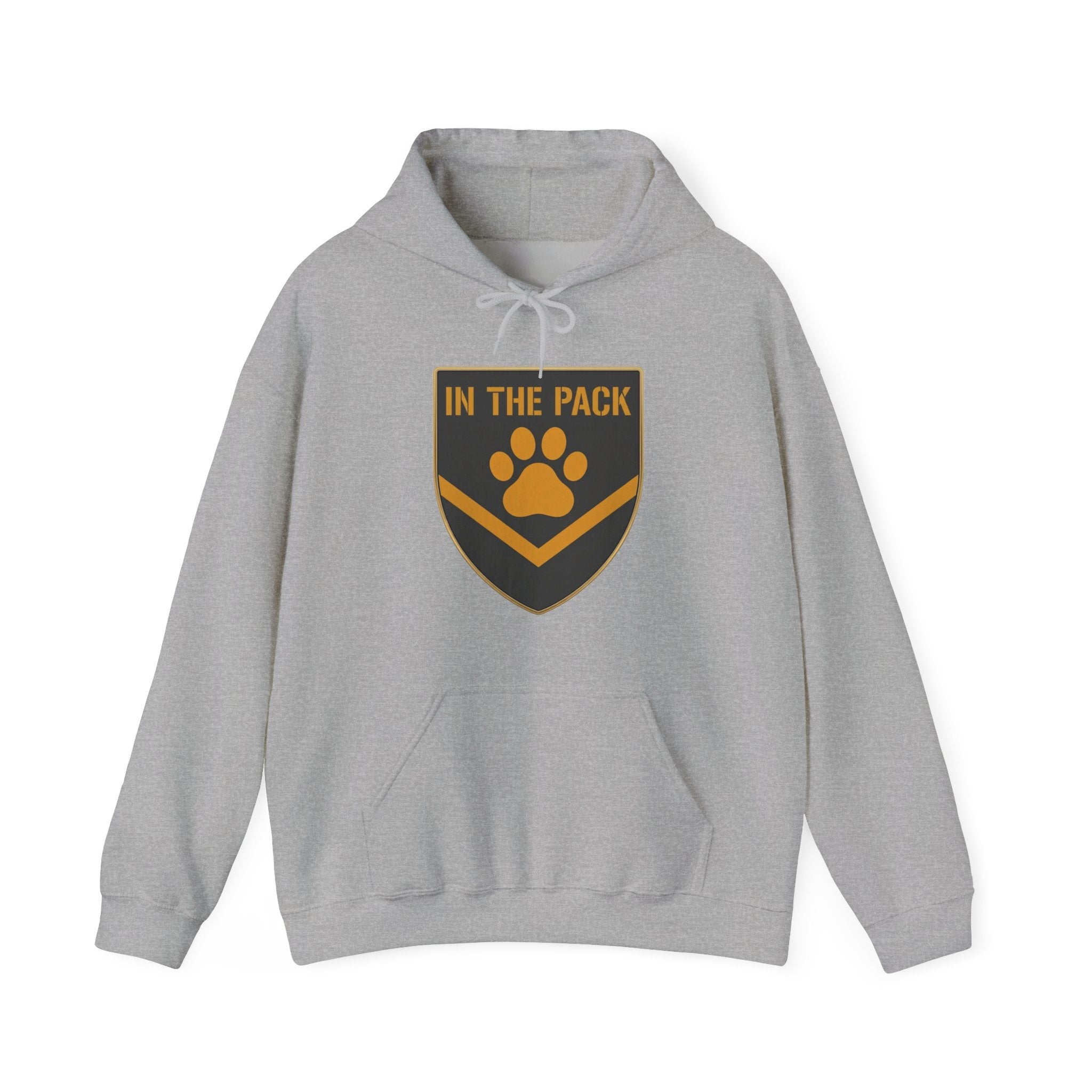 In The Pack Shield Hoodie (Charcoal)
