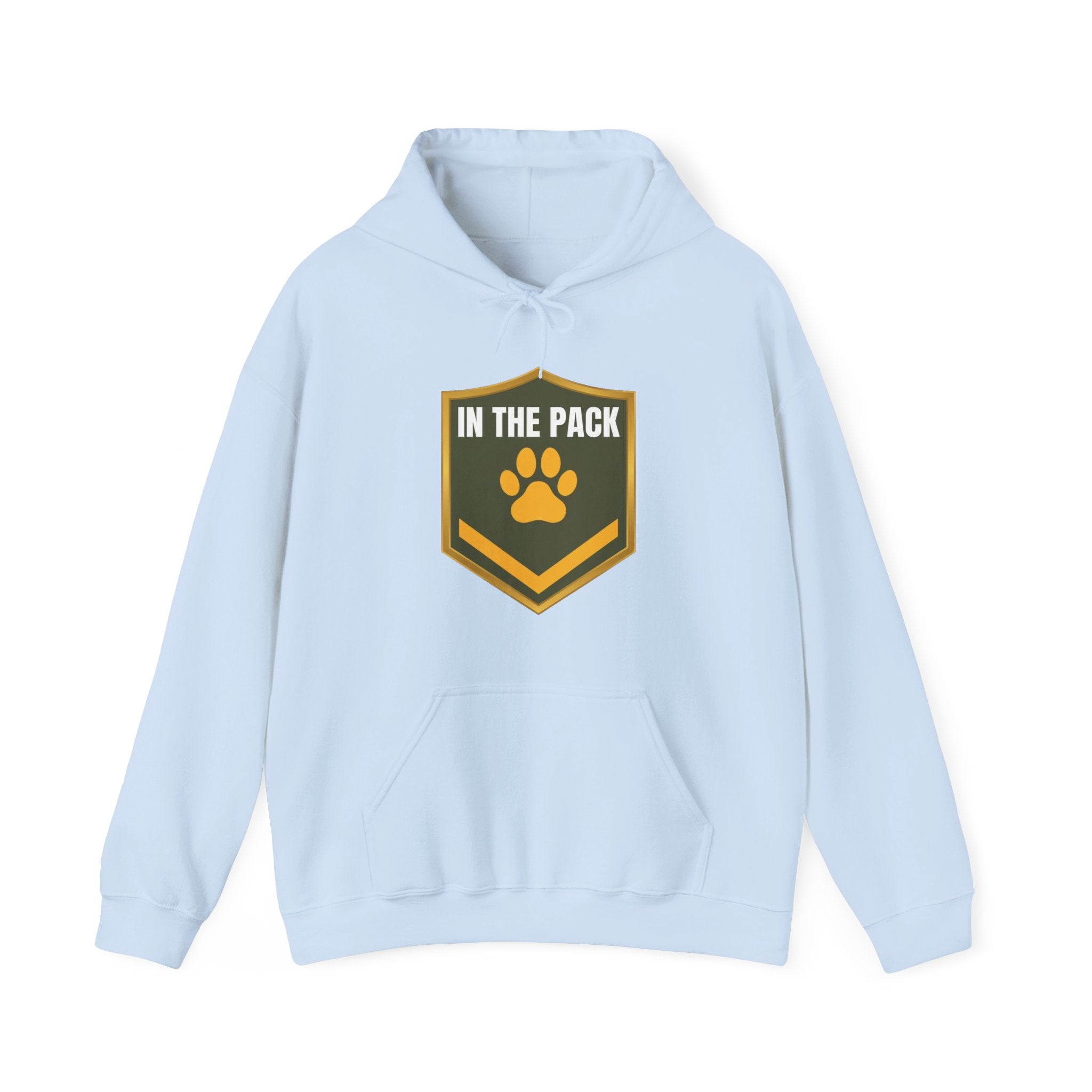 In The Pack Shield Hoodie (Army Green)