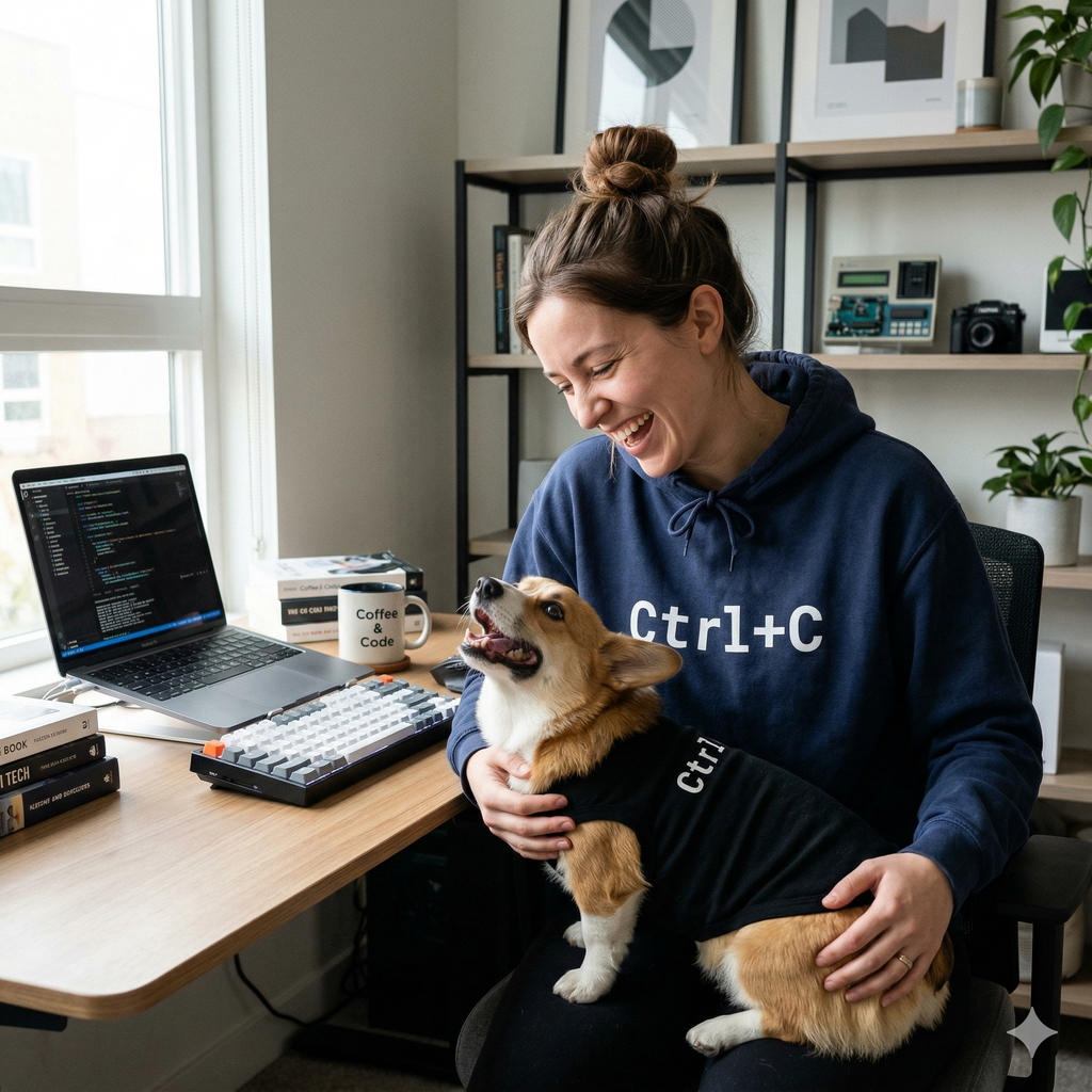 The Ctrl+C & Ctrl+V Hoodie & Tank Set | 2 Matchy Mutts