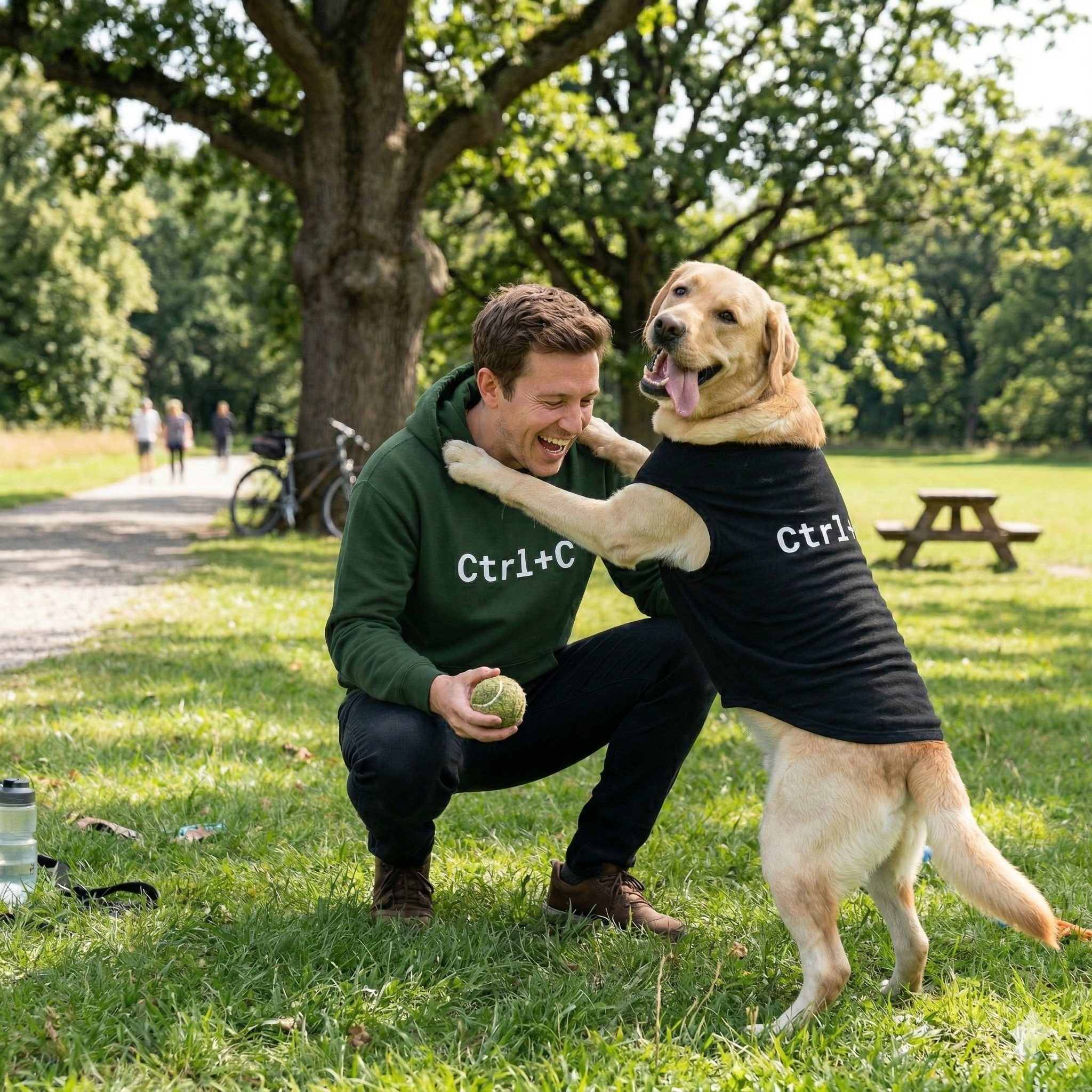 The Ctrl+C & Ctrl+V Hoodie & Tank Set | 2 Matchy Mutts