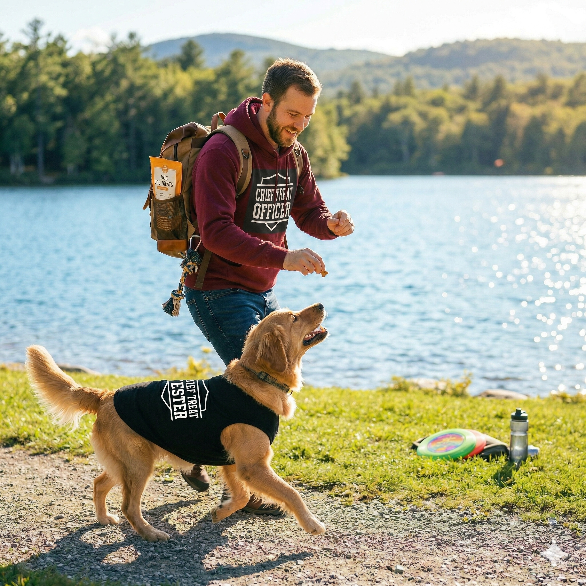 The Chief Treat Officer & Chief Treat Tester Duo | 2 Matchy Mutts