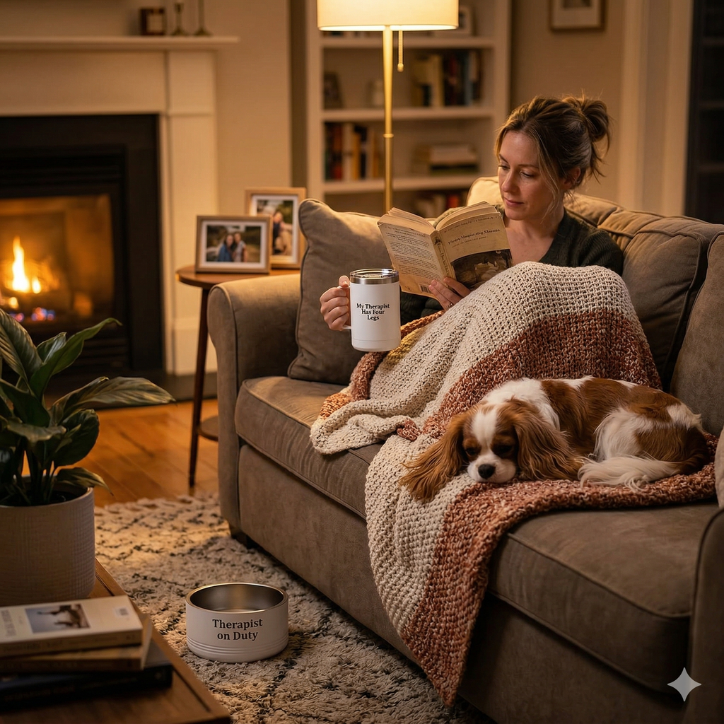 Four-Legged Therapist Mug + Bowl Set