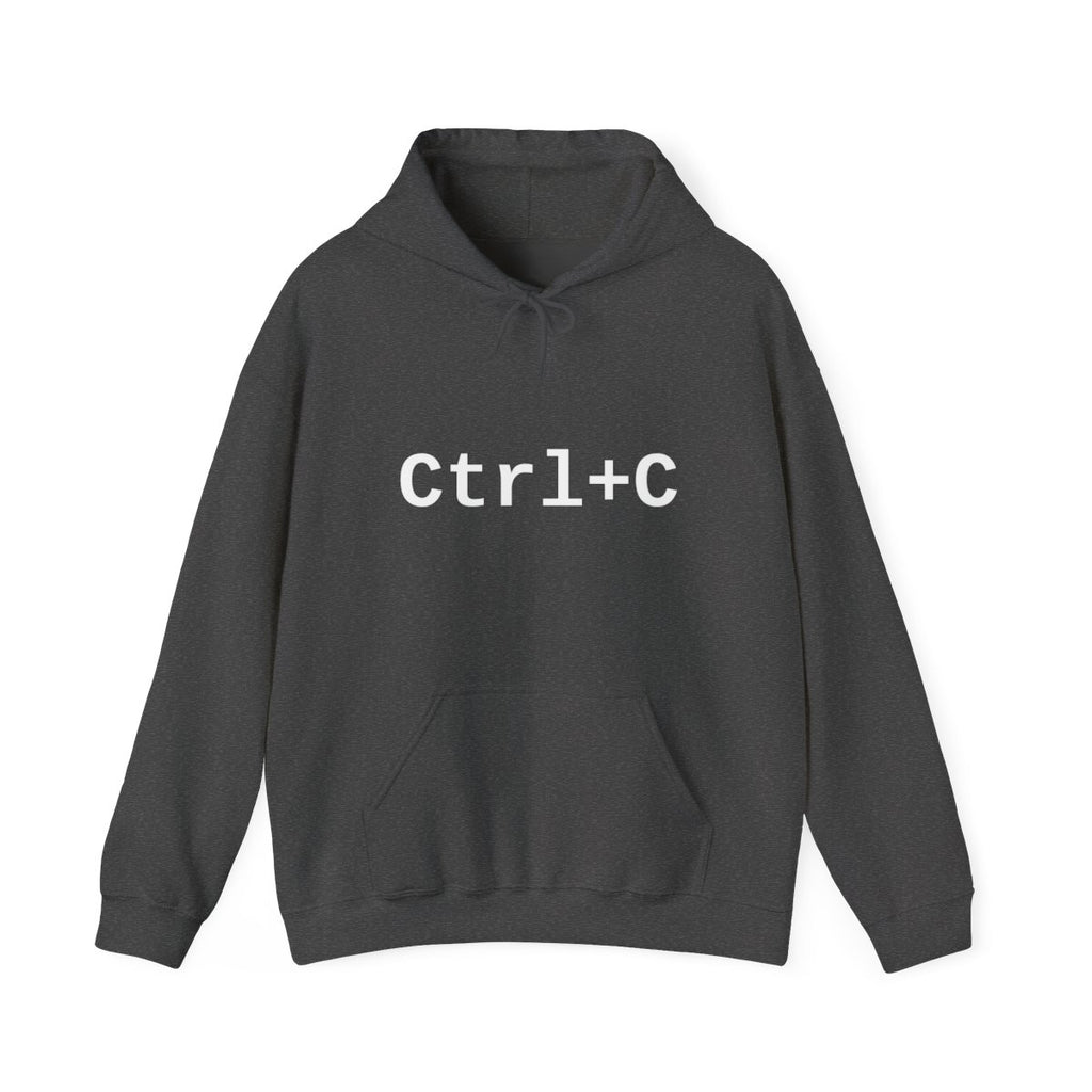 Ctrl+C Hoodie - Dark Heather