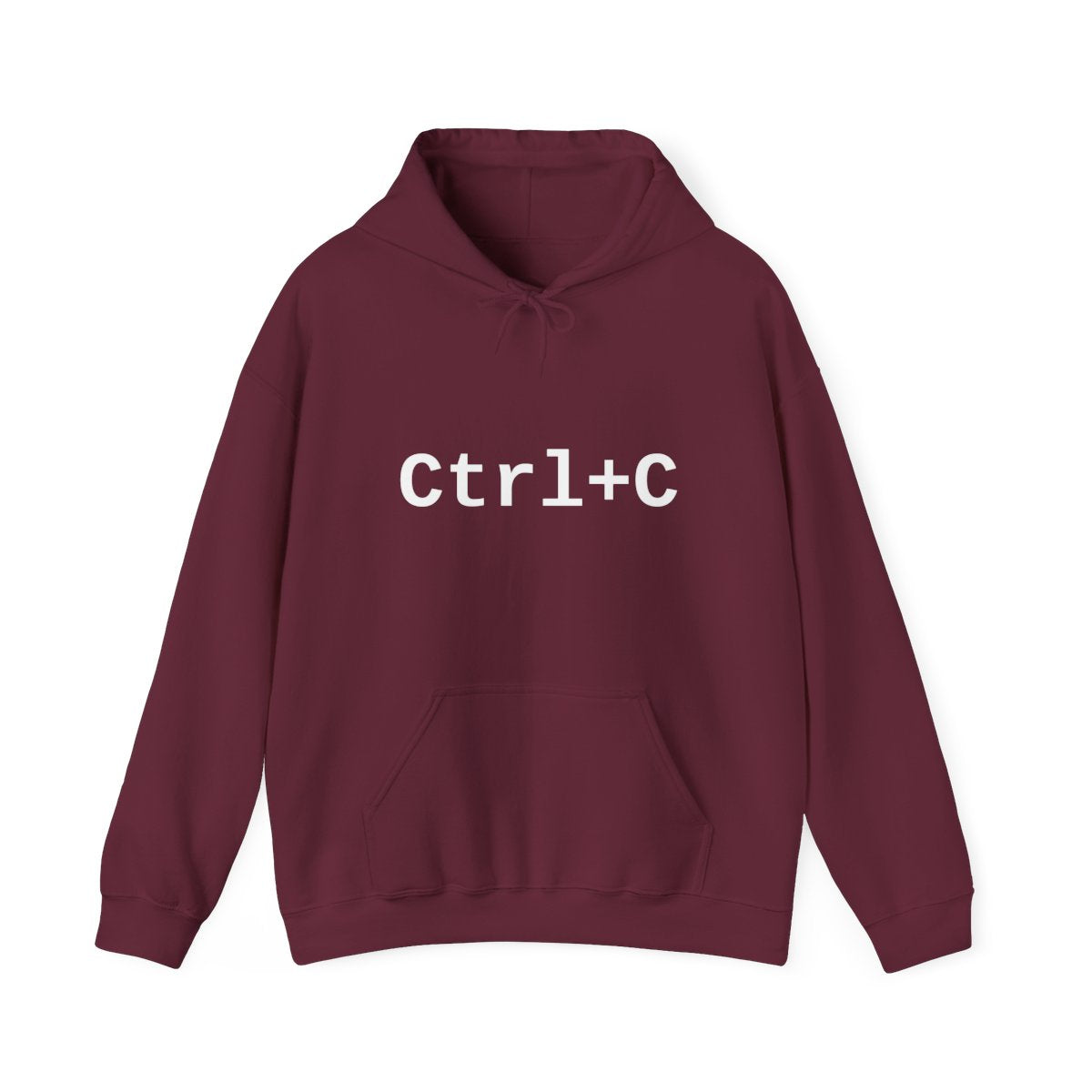Ctrl+C Hoodie - Maroon
