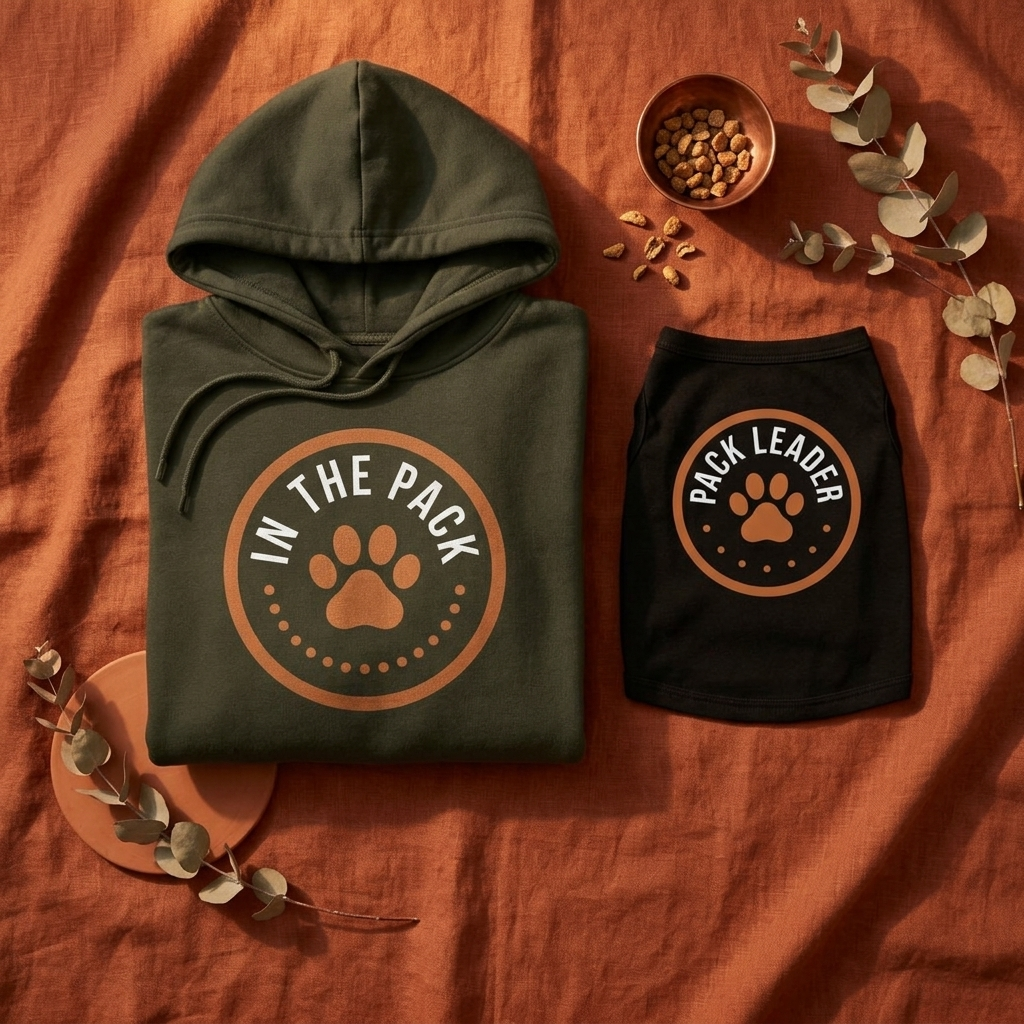 In The Pack & Pack Leader Circle Set (Copper) | 2 Matchy Mutts