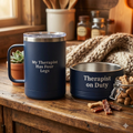 Four-Legged Therapist Mug + Bowl Set