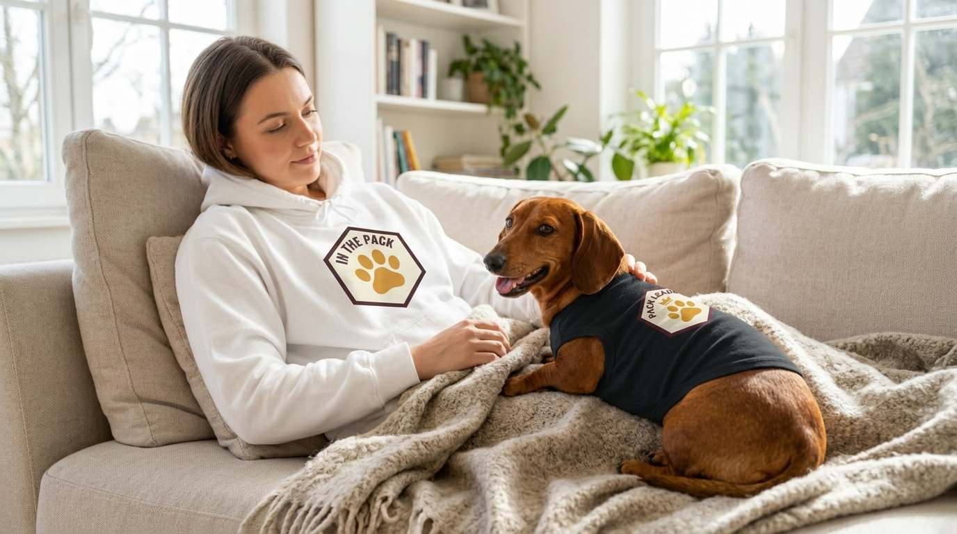In The Pack & Pack Leader Hex Matching Set | 2 Matchy Mutts