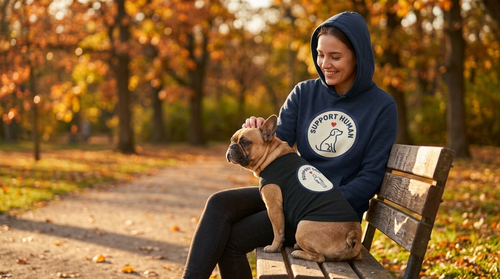 Emotional Support Matching Hoodie Set | 2 Matchy Mutts