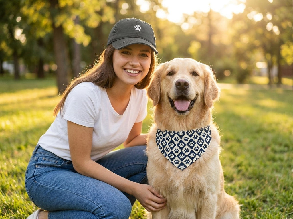 The Proud Paws Cap & Bandana Set | 2 Matchy Mutts